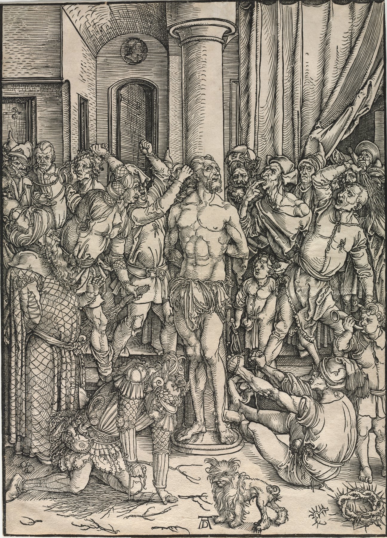 The Flagellation, from The Large Passion by Albrecht Dürer, c. 1497–1510, The Cleveland Museum of Art
