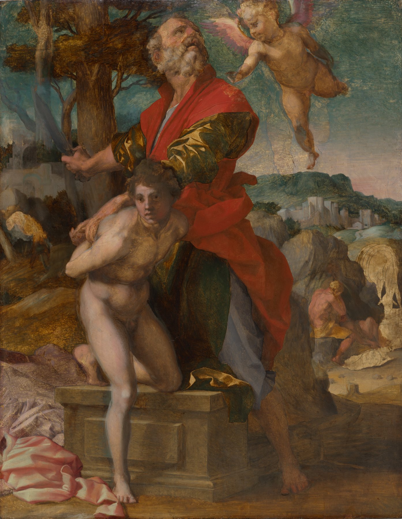 The Sacrifice of Isaac by Andrea del Sarto, c. 1527, The Cleveland Museum of Art