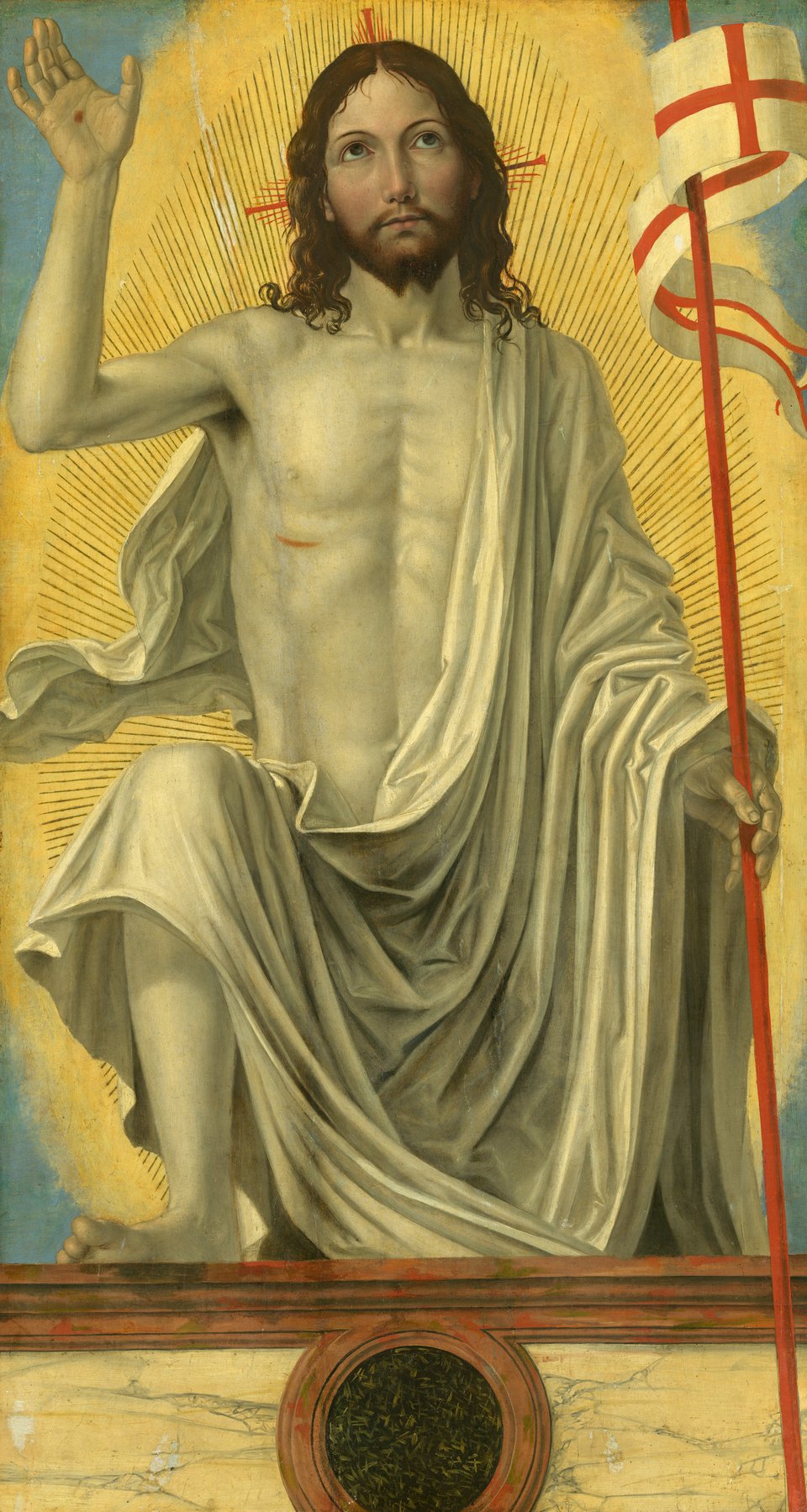 Christ Risen from the Tomb by Bergognone, c. 1490, National Gallery of Art, Washington