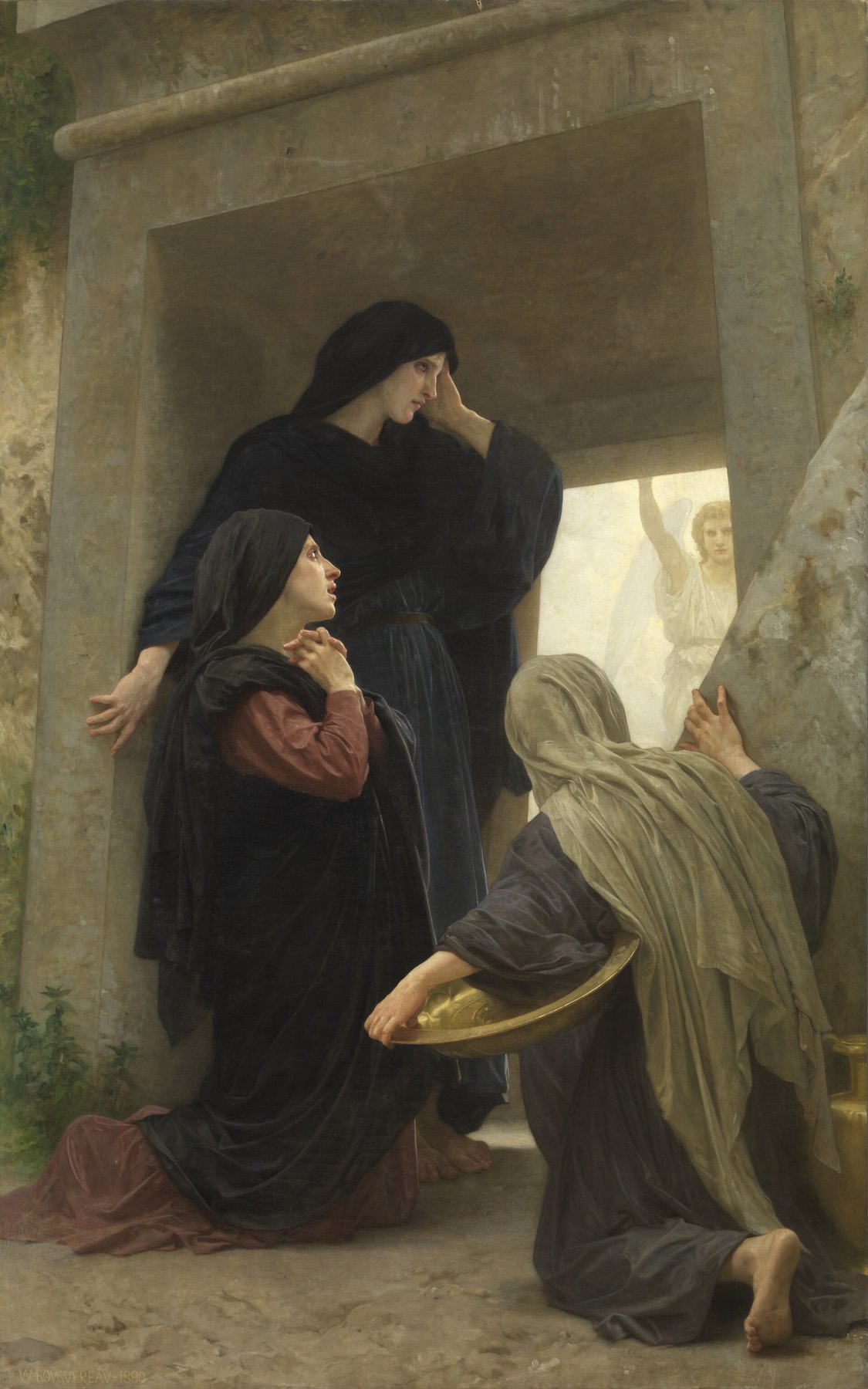 The Holy Women at the Tomb by William-Adolphe Bouguereau, 1890, Koninklijk Museum voor Schone Kunsten Antwerpen (KMSKA)