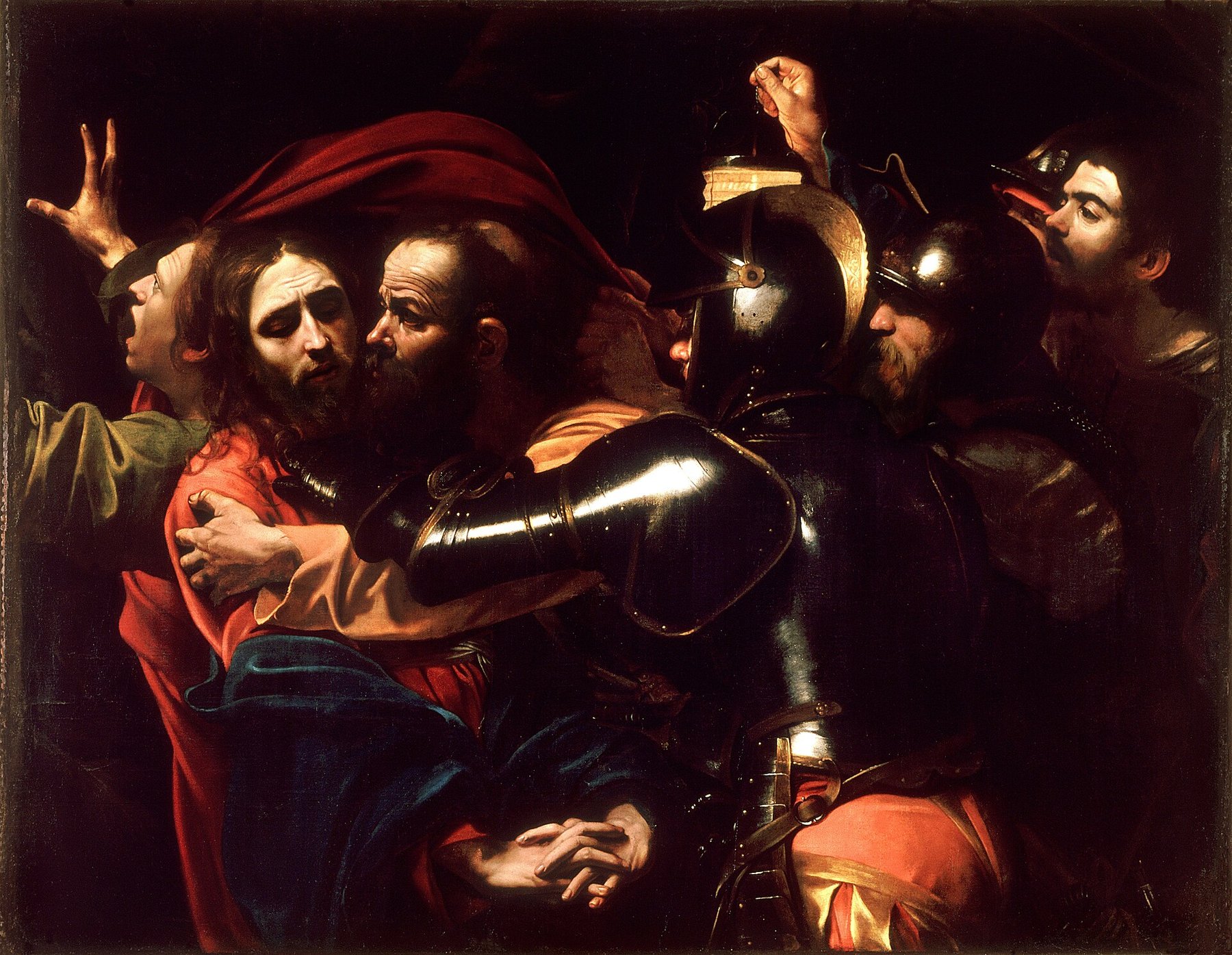 The Taking of Christ by Caravaggio, 1602, National Gallery of Ireland, Dublin