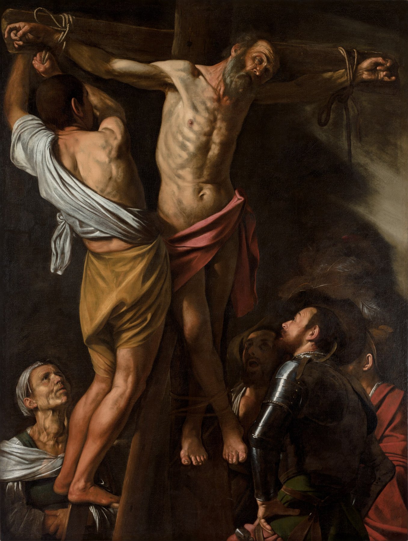The Crucifixion of Saint Andrew by Caravaggio, 1606–7, The Cleveland Museum of Art