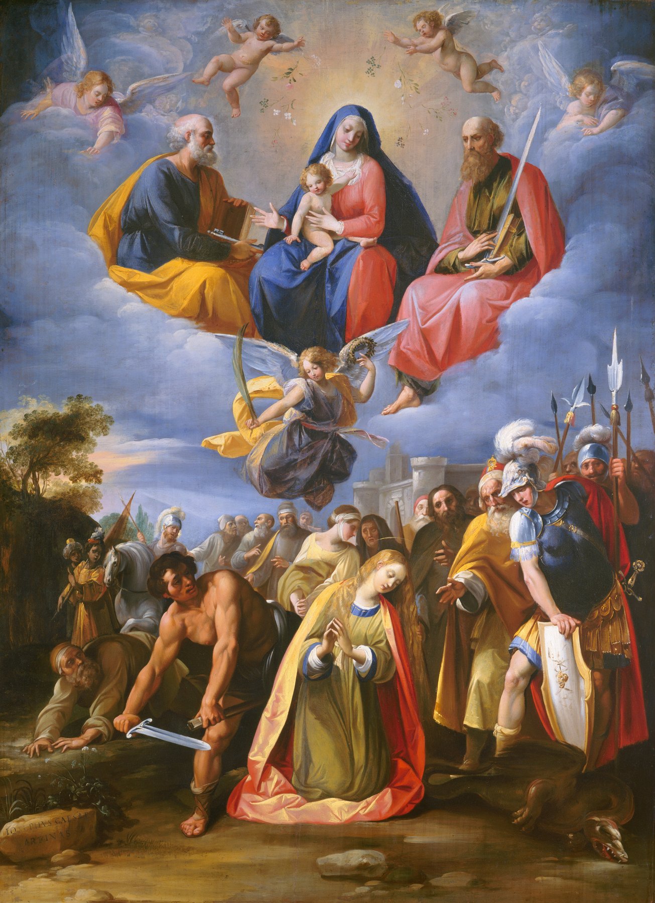 Martyrdom of Saint Margaret by Giuseppe Cesari, called Cavaliere d'Arpino, c. 1608/1611, National Gallery of Art, Washington