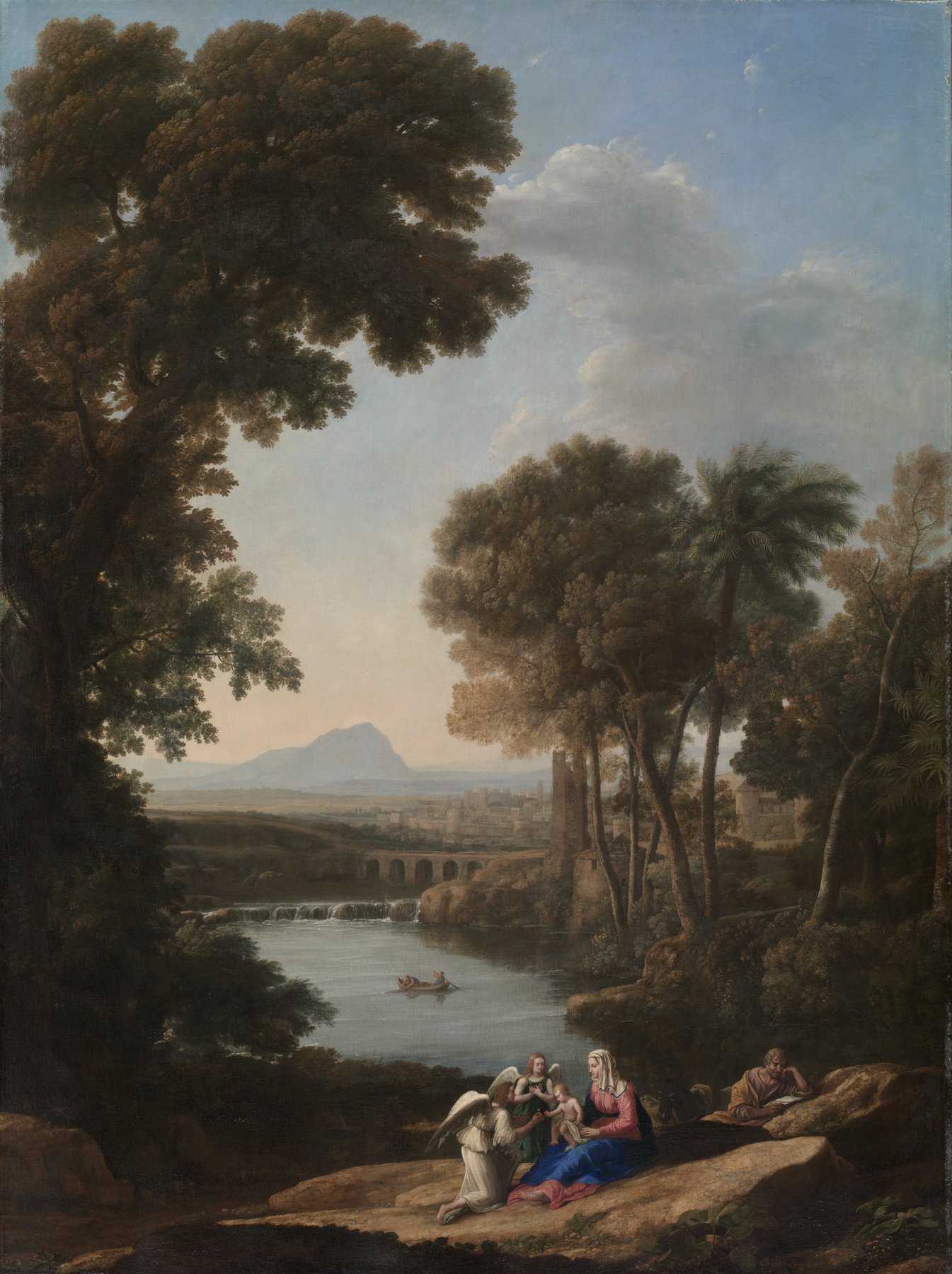Rest on the Flight into Egypt by Claude Lorrain, early 1640s, The Cleveland Museum of Art