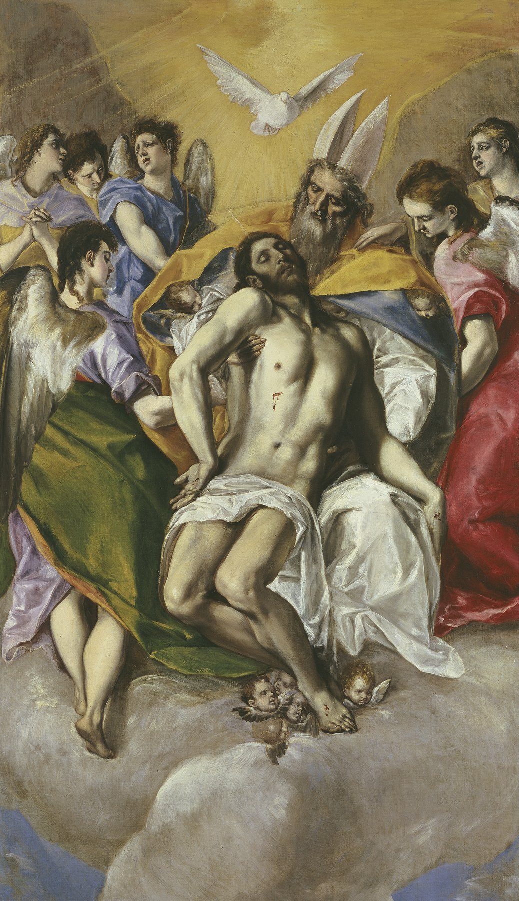 The Holy Trinity by El Greco, 1577–79, Museo Nacional del Prado, Madrid