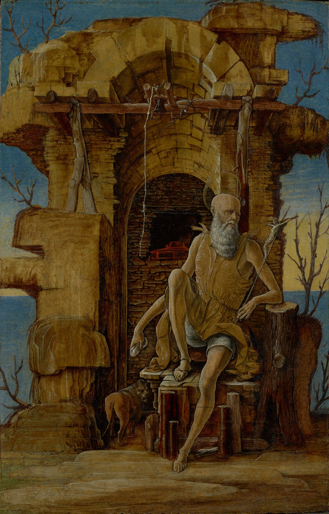 St Jerome in the Wilderness by Ercole de' Roberti, c. 1475, J. Paul Getty Museum, Los Angeles