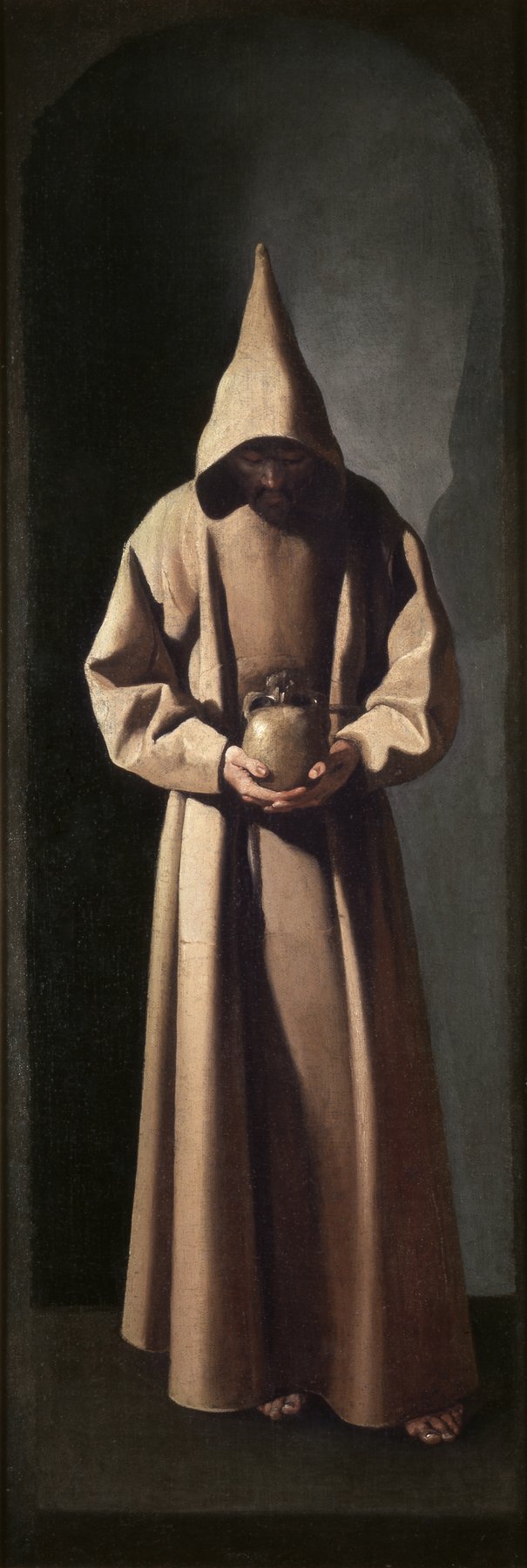 St Francis Contemplating a Skull by Francisco de Zurbarán, c. 1635, Saint Louis Art Museum