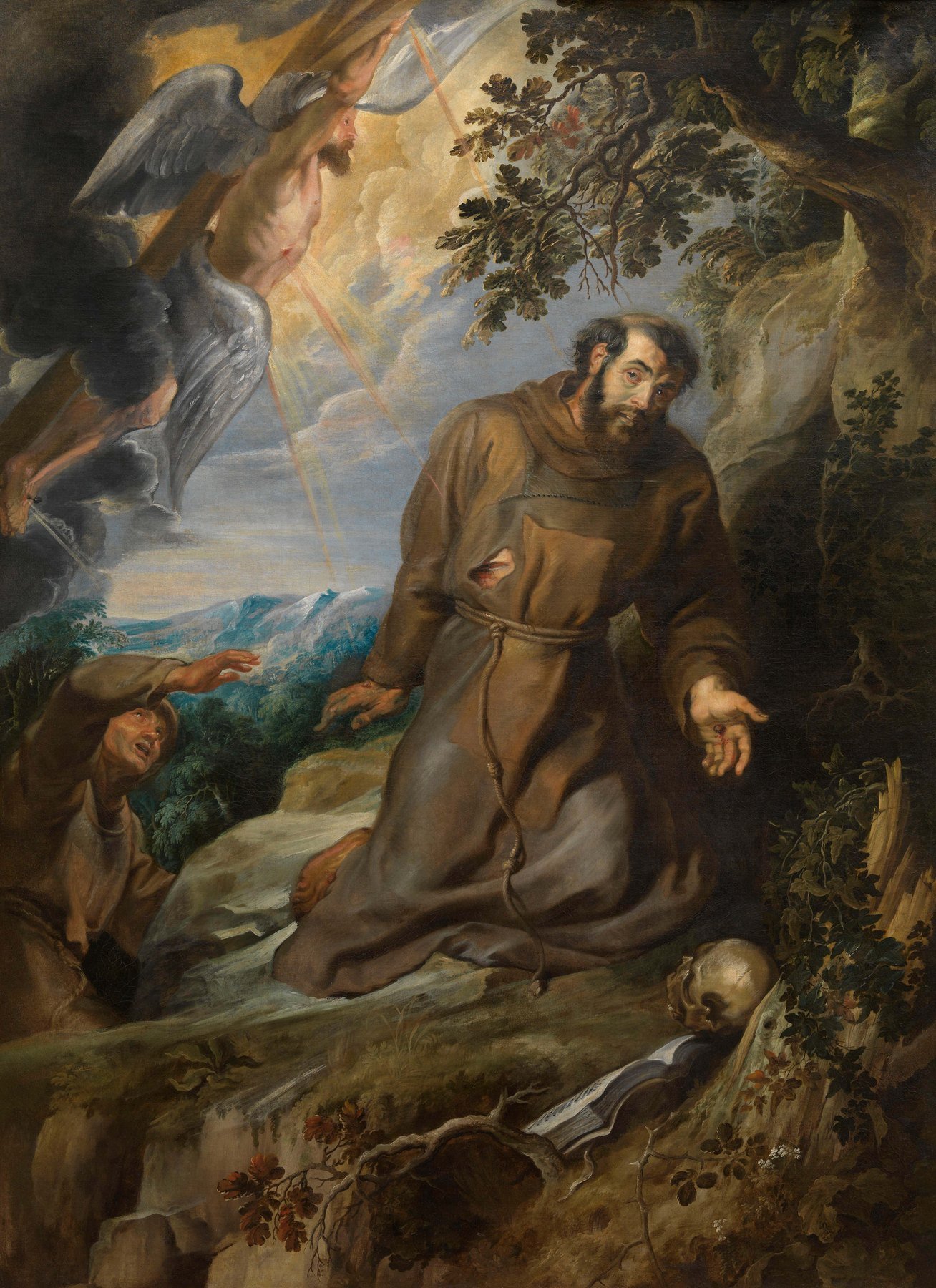 Saint Francis Receiving the Stigmata — Peter Paul Rubens