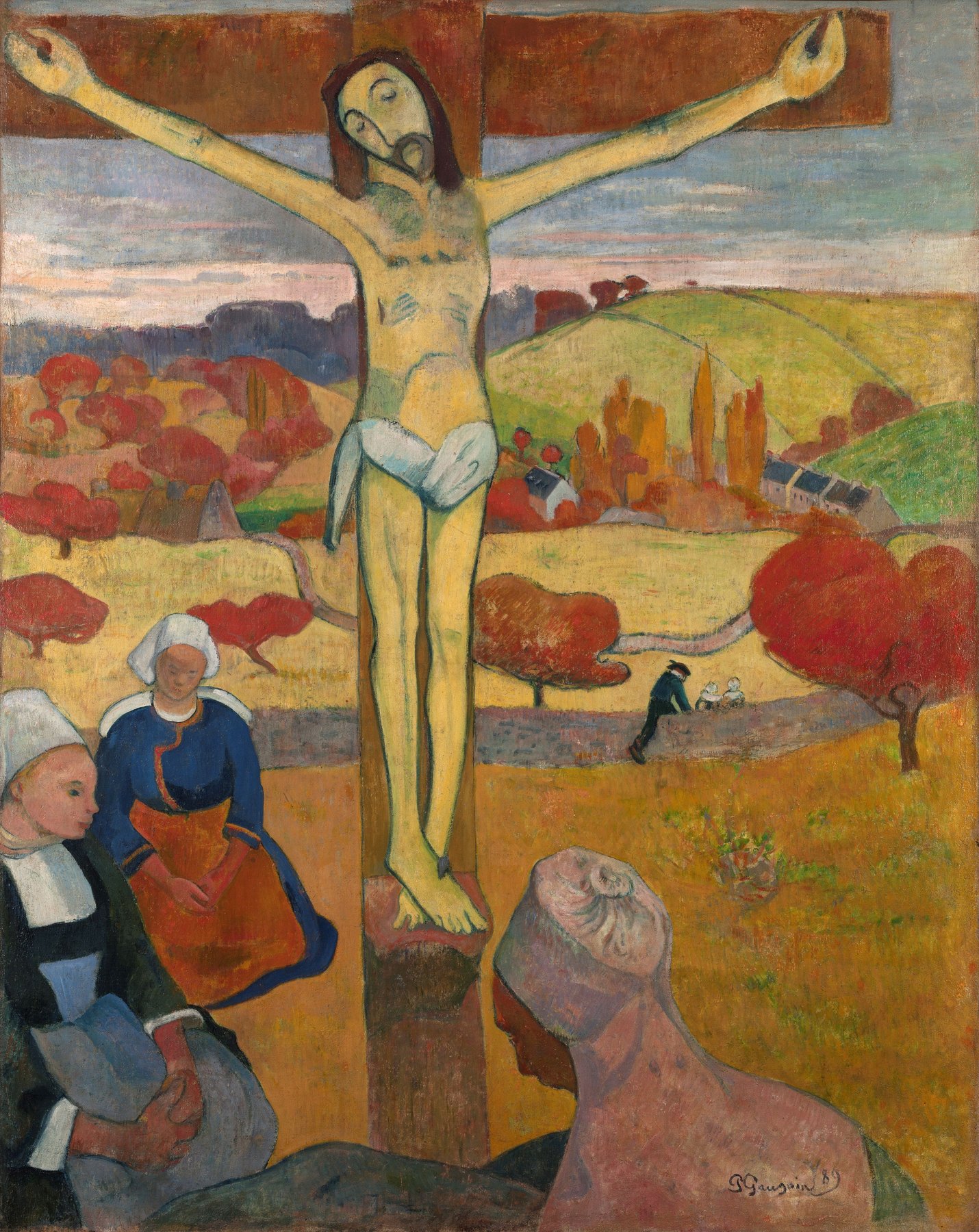 The Yellow Christ by Paul Gauguin, 1889, Buffalo AKG Art Museum, Buffalo