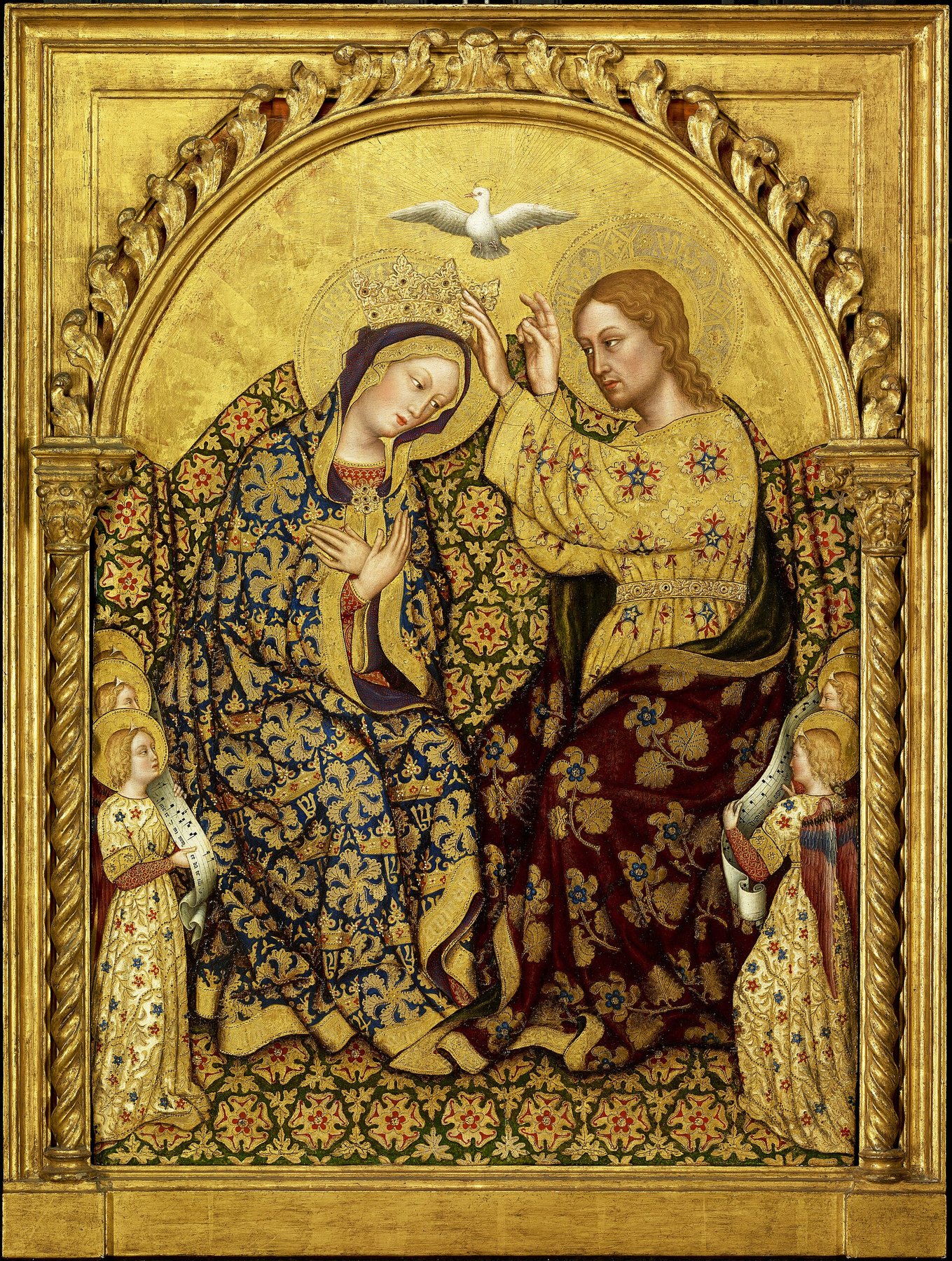 Coronation of the Virgin by Gentile da Fabriano, about 1420, J. Paul Getty Museum