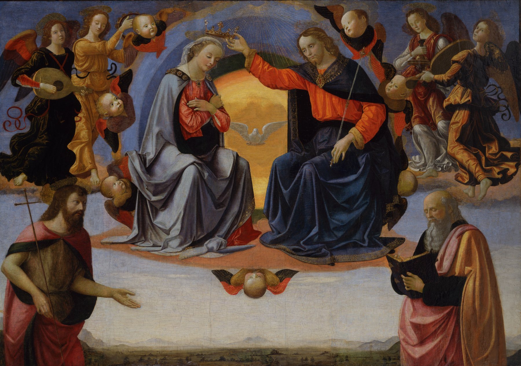 The Coronation of the Virgin — Domenico Ghirlandaio and workshop