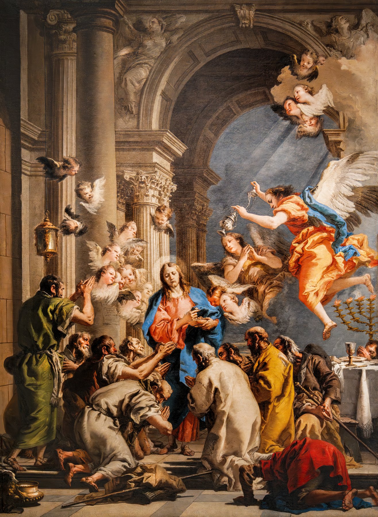 The Institution of the Eucharist by Giandomenico Tiepolo, 1778–1779, Gallerie dell'Accademia, Venice