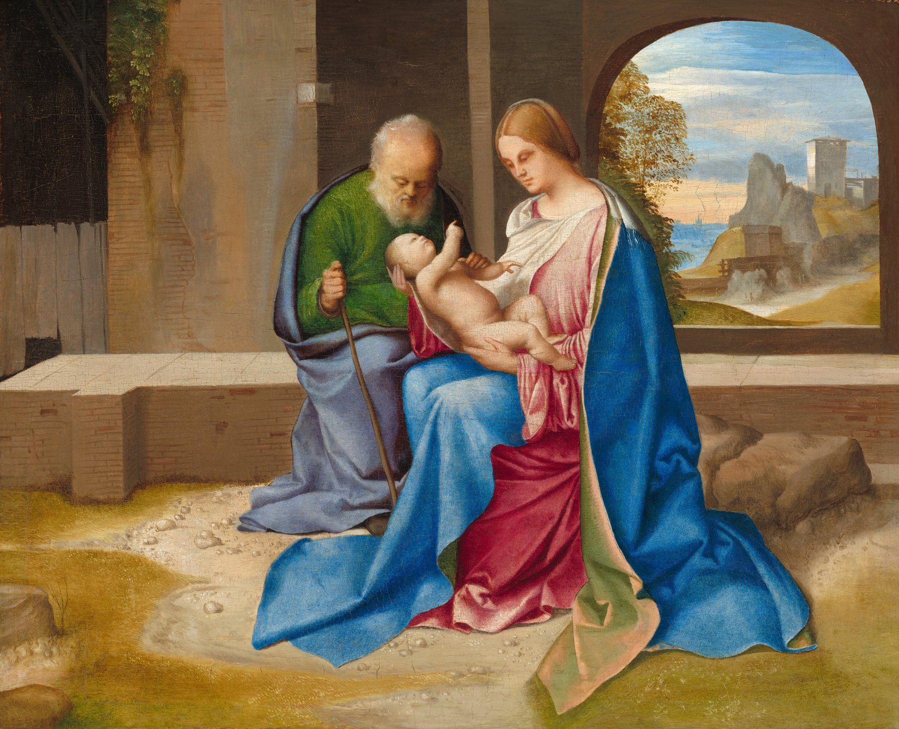 The Holy Family by Giorgione, probably c. 1500, National Gallery of Art, Washington