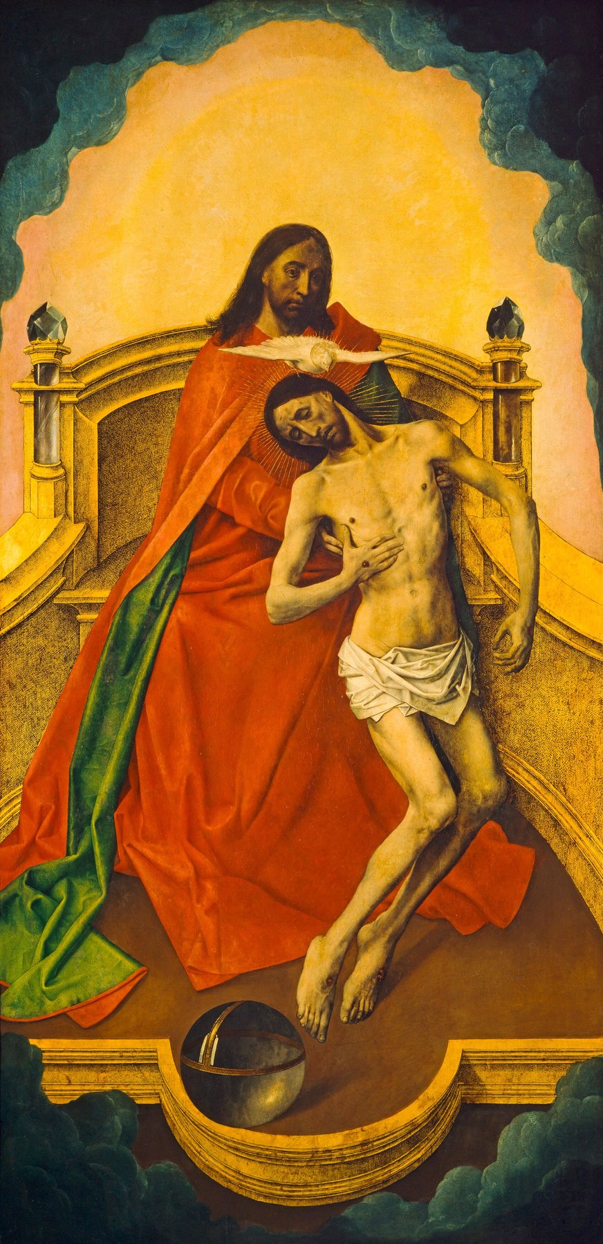 The Trinity Altarpiece: The Holy Trinity by Hugo van der Goes, c. 1478–1479, National Galleries of Scotland, Edinburgh