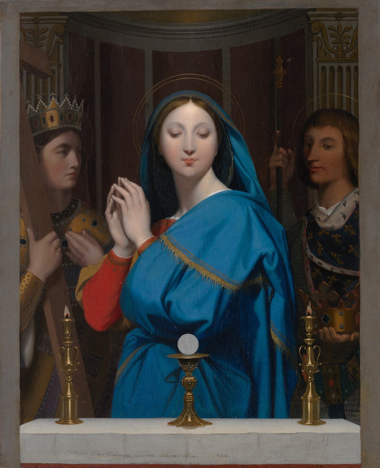 The Virgin Adoring the Host — Jean-Auguste-Dominique Ingres