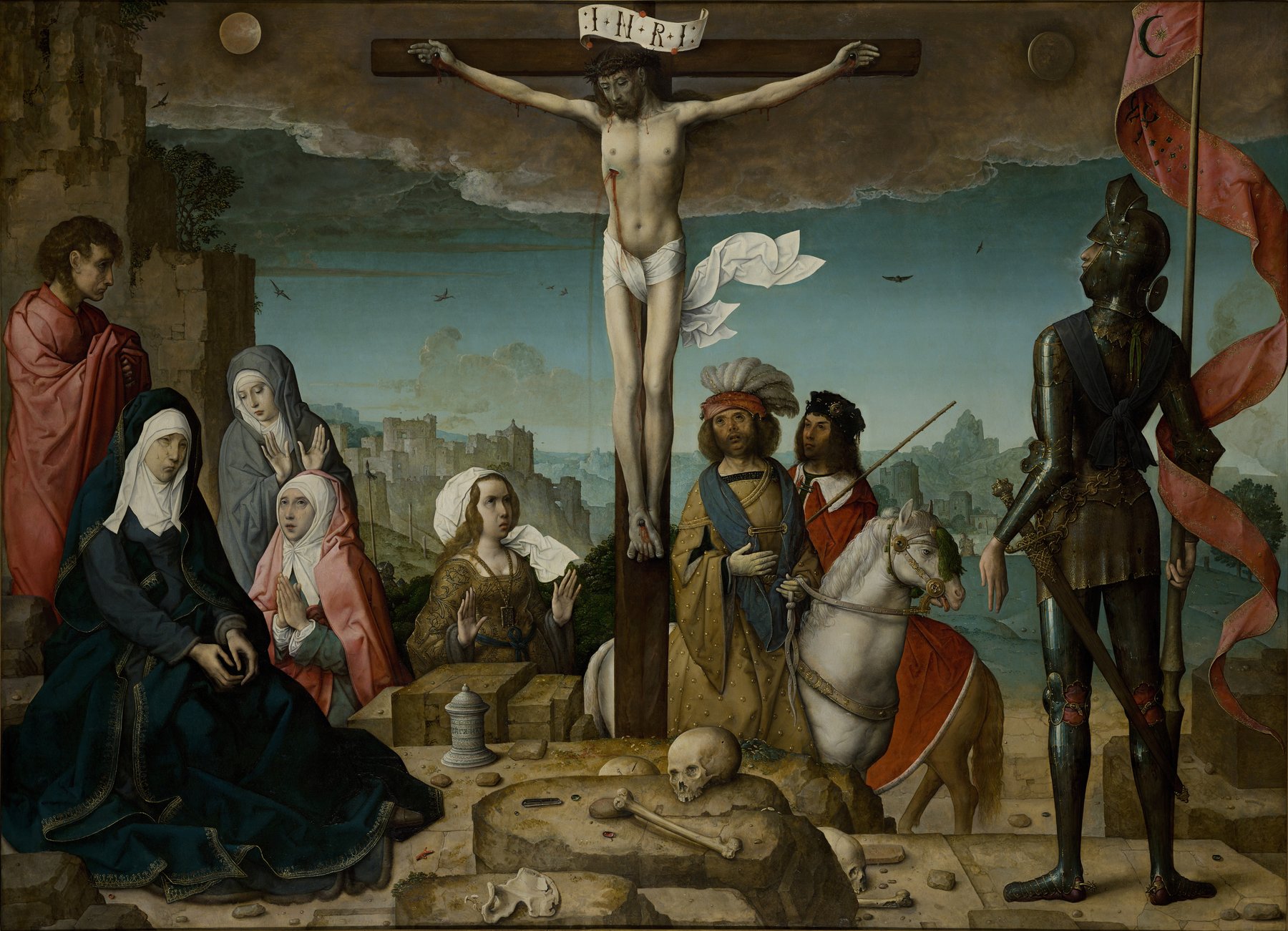 The Crucifixion by Juan de Flandes, 1509–1519, Museo Nacional del Prado, Madrid