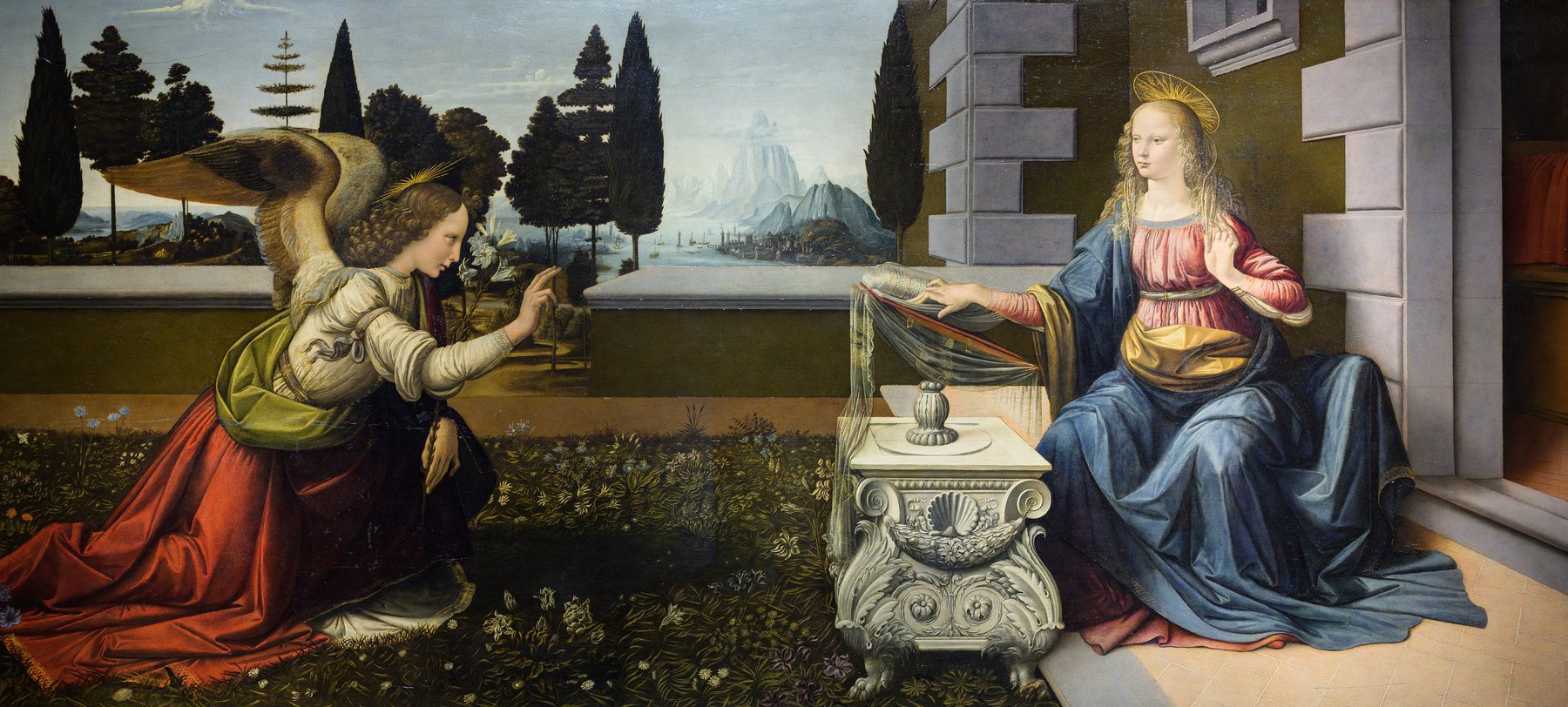 The Annunciation — Leonardo da Vinci