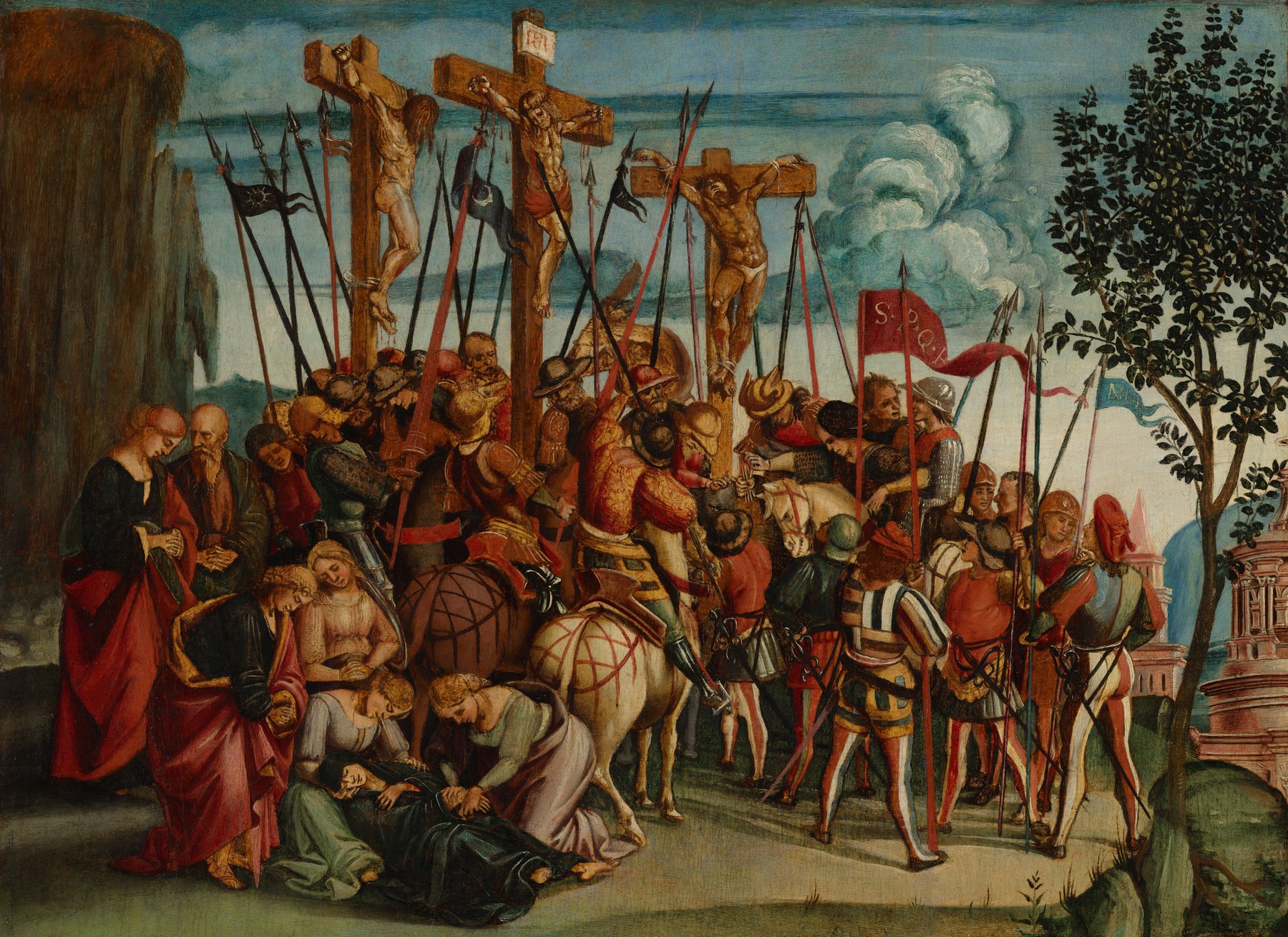 The Crucifixion by Luca Signorelli, c. 1504–1505, National Gallery of Art, Washington