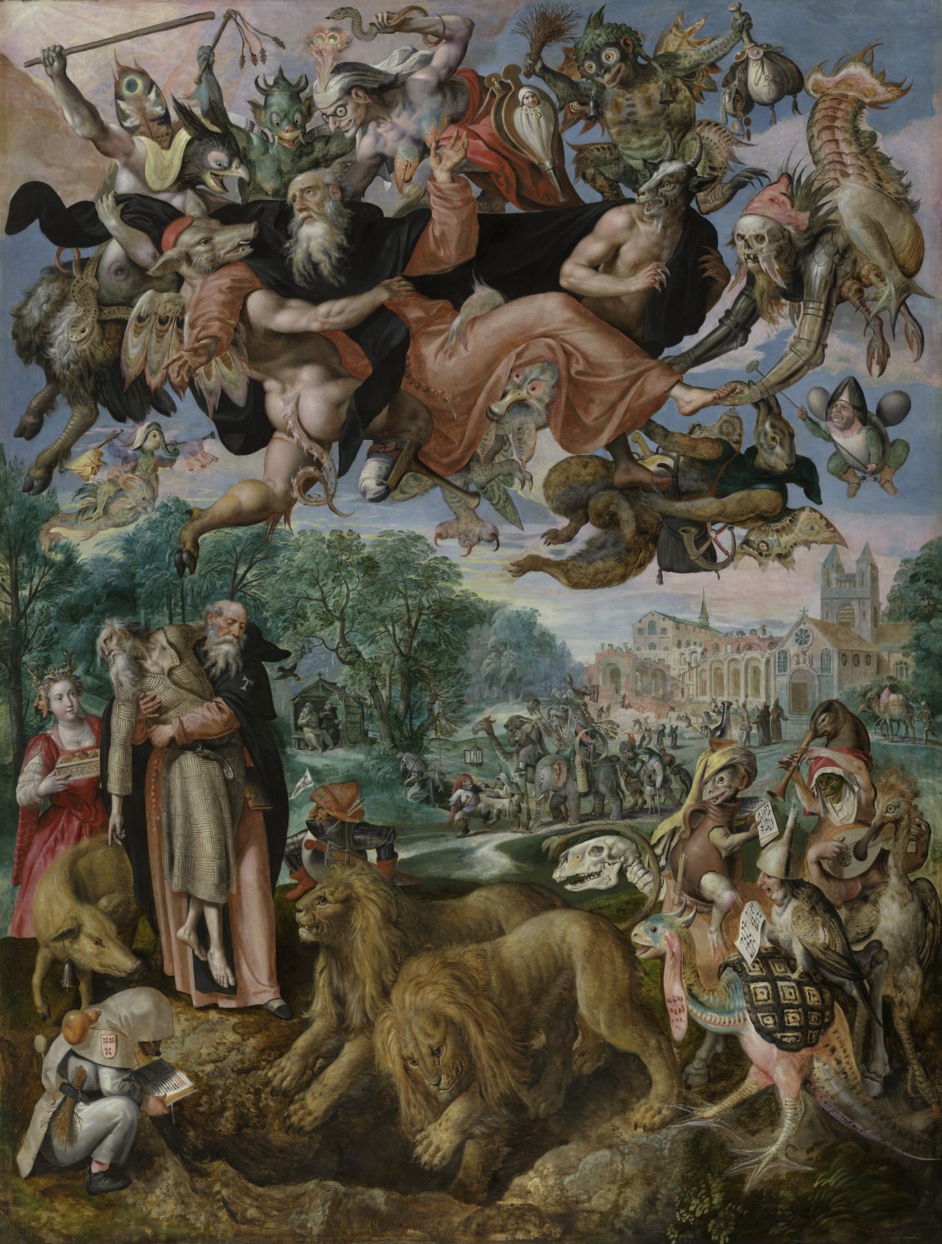The Temptation of Saint Anthony the Great by Maerten de Vos, 1594, Royal Museum of Fine Arts Antwerp (KMSKA)