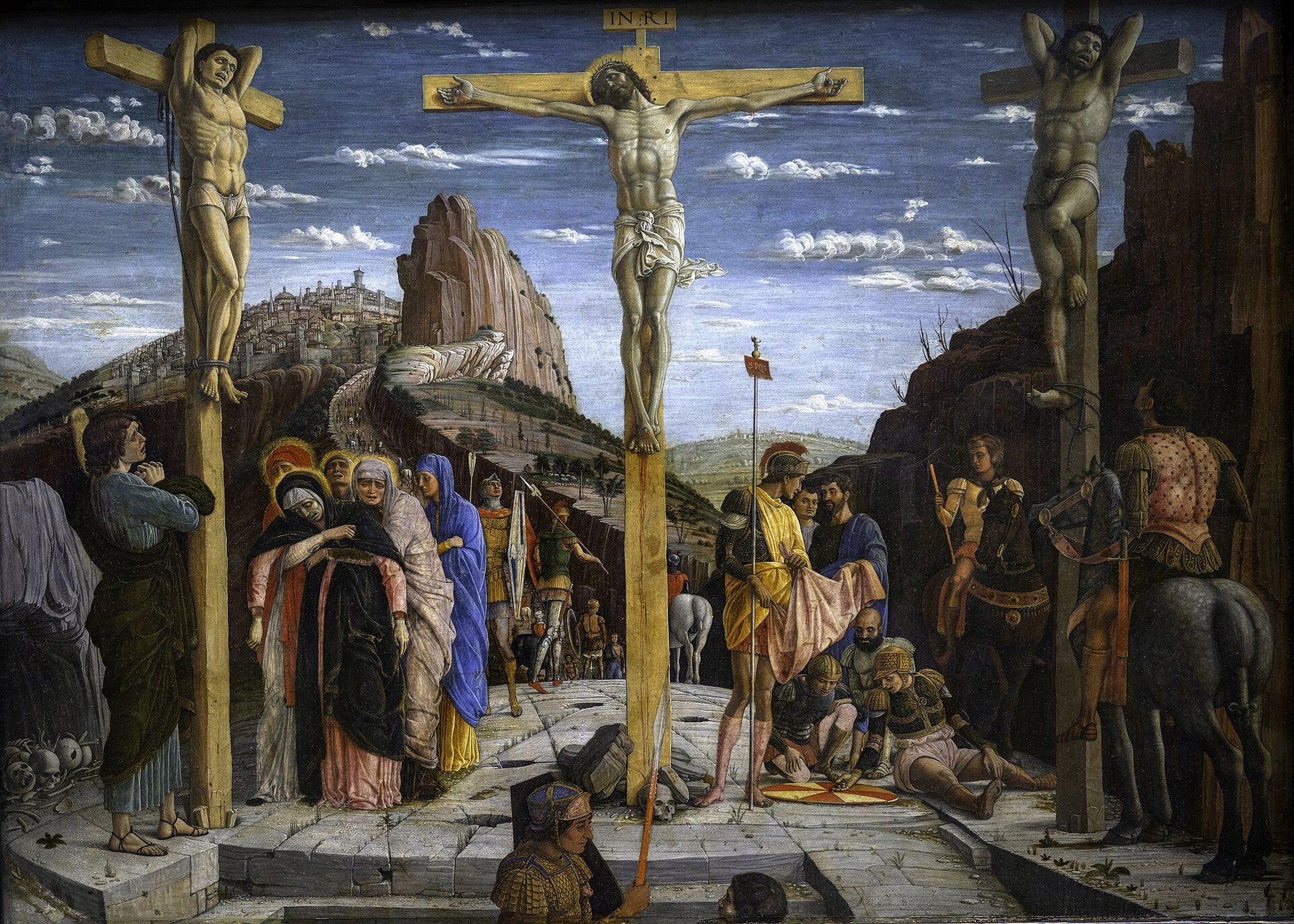 The Crucifixion by Andrea Mantegna, 1457–59, Musée du Louvre, Paris