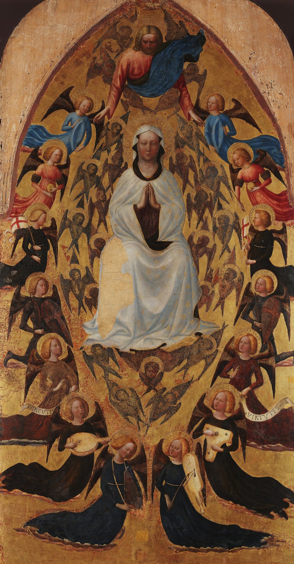 The Assumption of the Virgin by Masolino da Panicale, c. 1428, Museo di Capodimonte, Naples