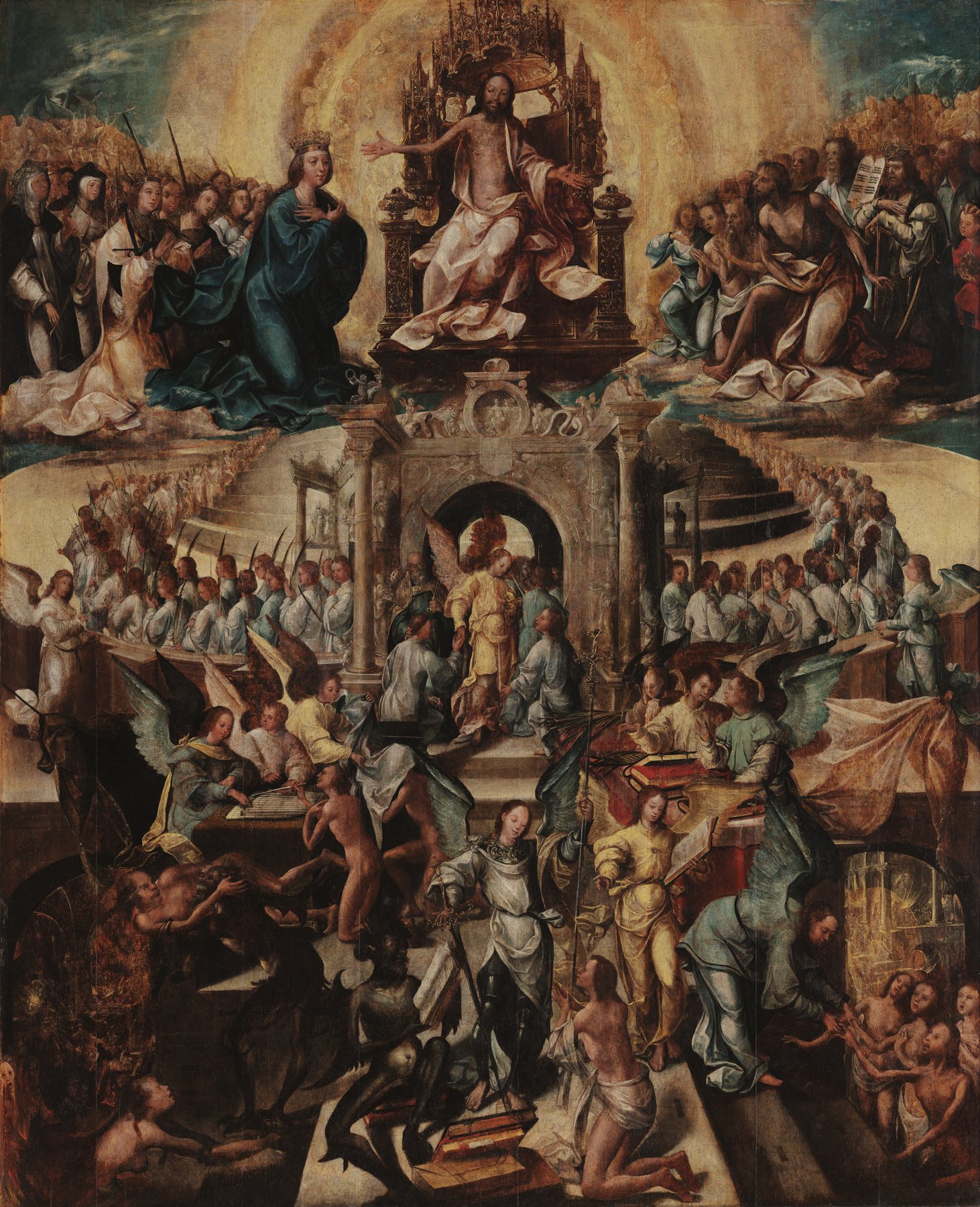 The Last Judgment by Master of 1549, 16th century, Museu Nacional de Arte Antiga, Lisbon