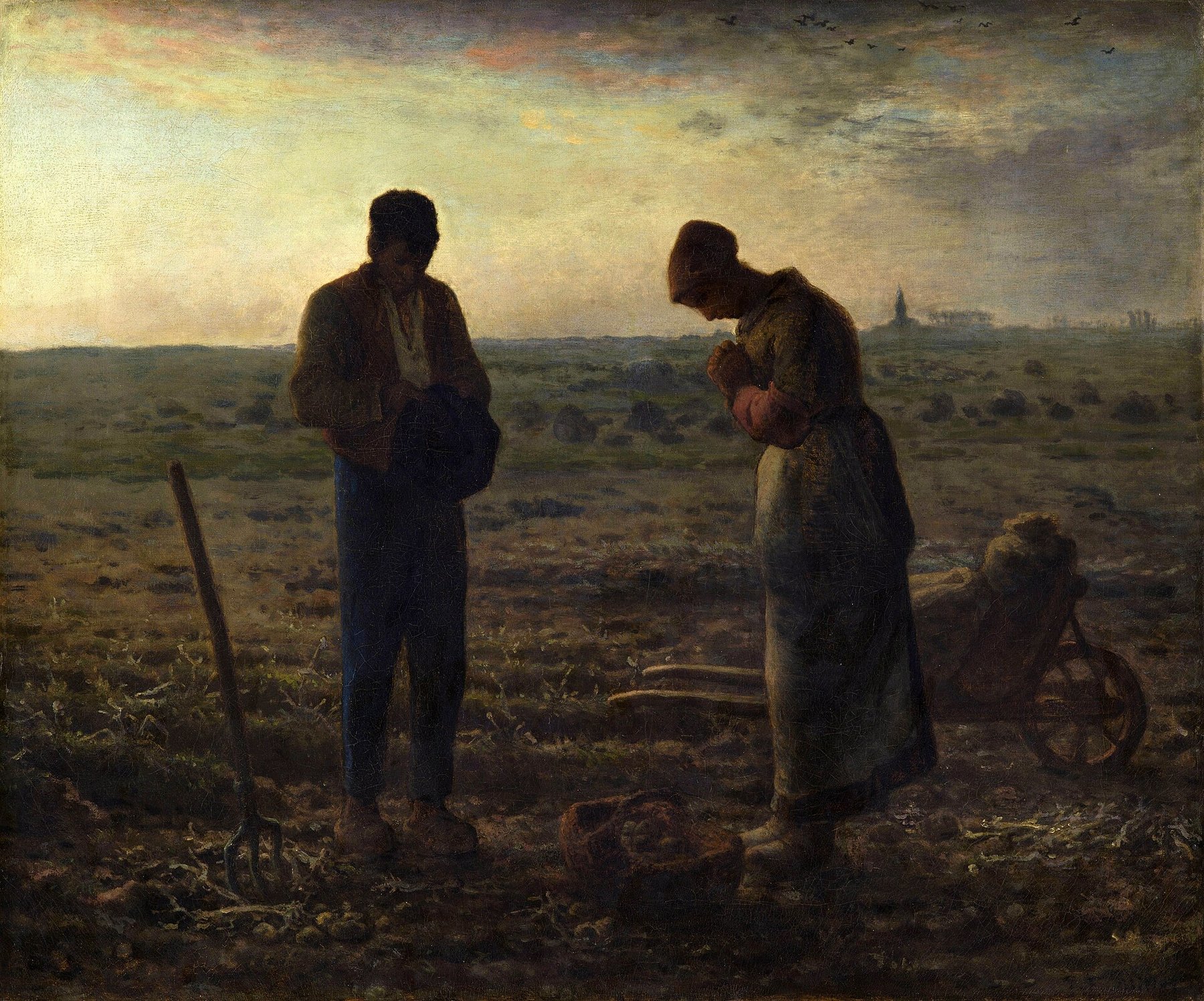 The Angelus by Jean-François Millet, 1857–1859, Musée d’Orsay, Paris