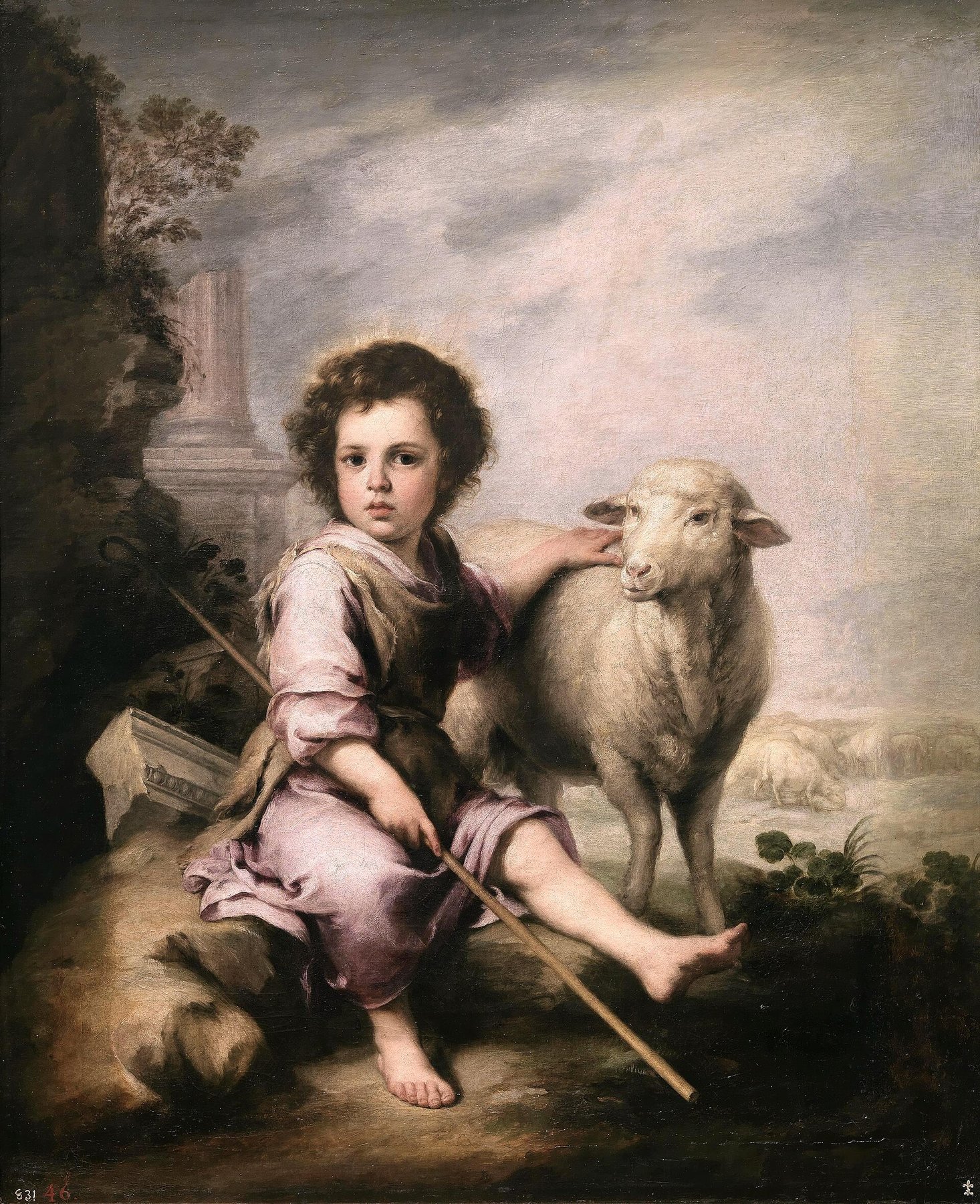 The Good Shepherd by Bartolomé Esteban Murillo, c. 1660, Museo Nacional del Prado, Madrid