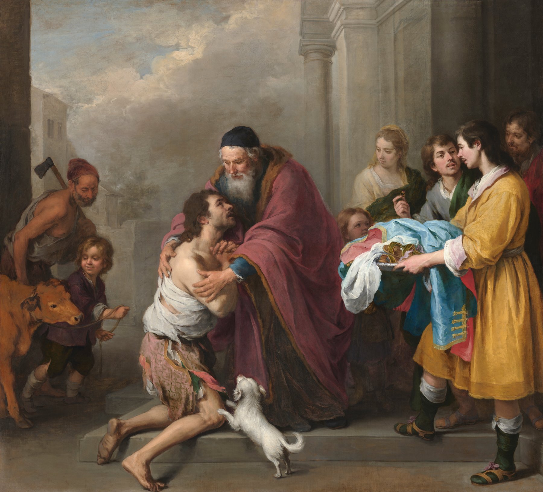The Return of the Prodigal Son by Bartolomé Esteban Murillo, c. 1667–70, National Gallery of Art, Washington