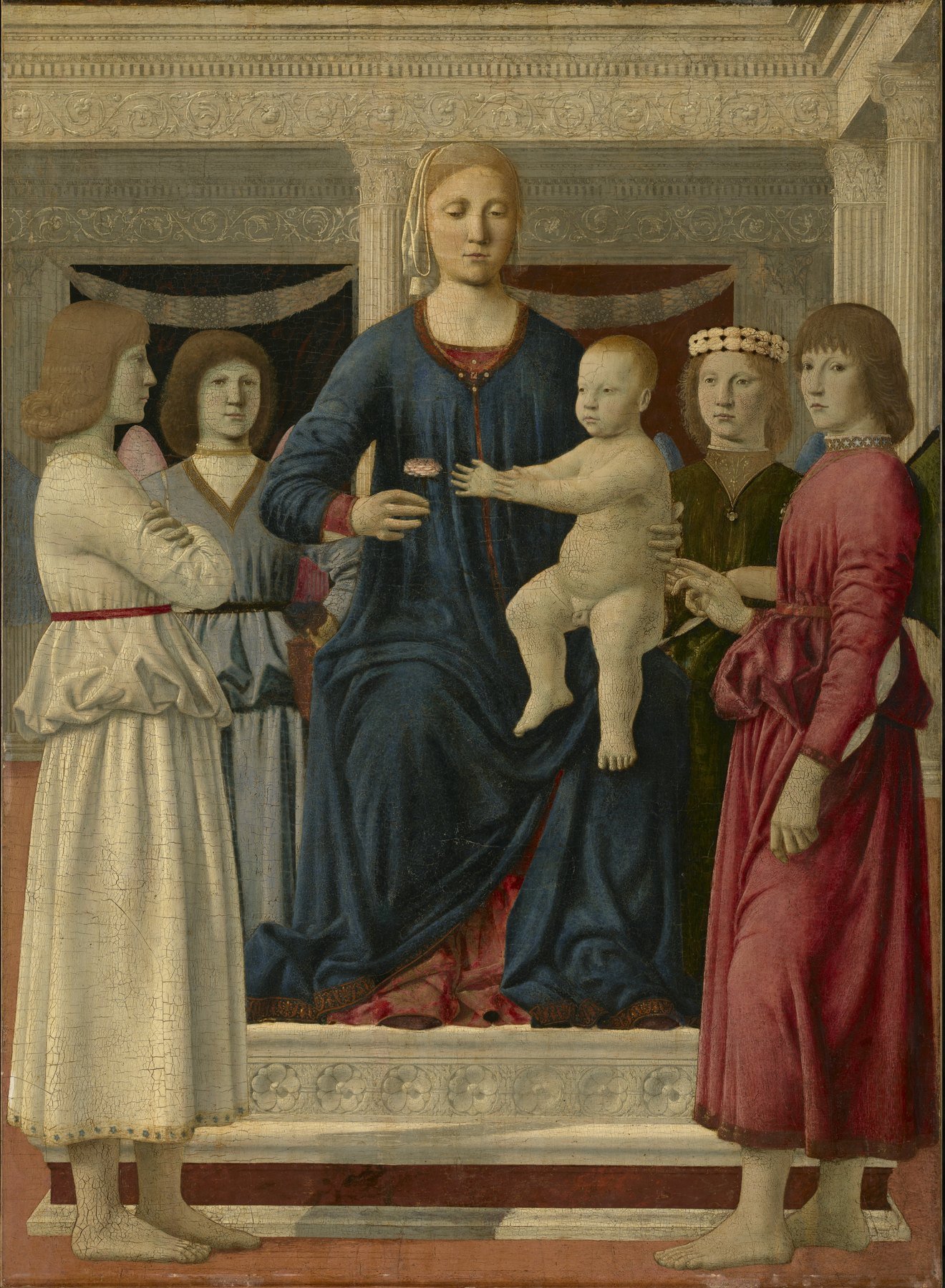 Madonna and Child Enthroned — Piero della Francesca