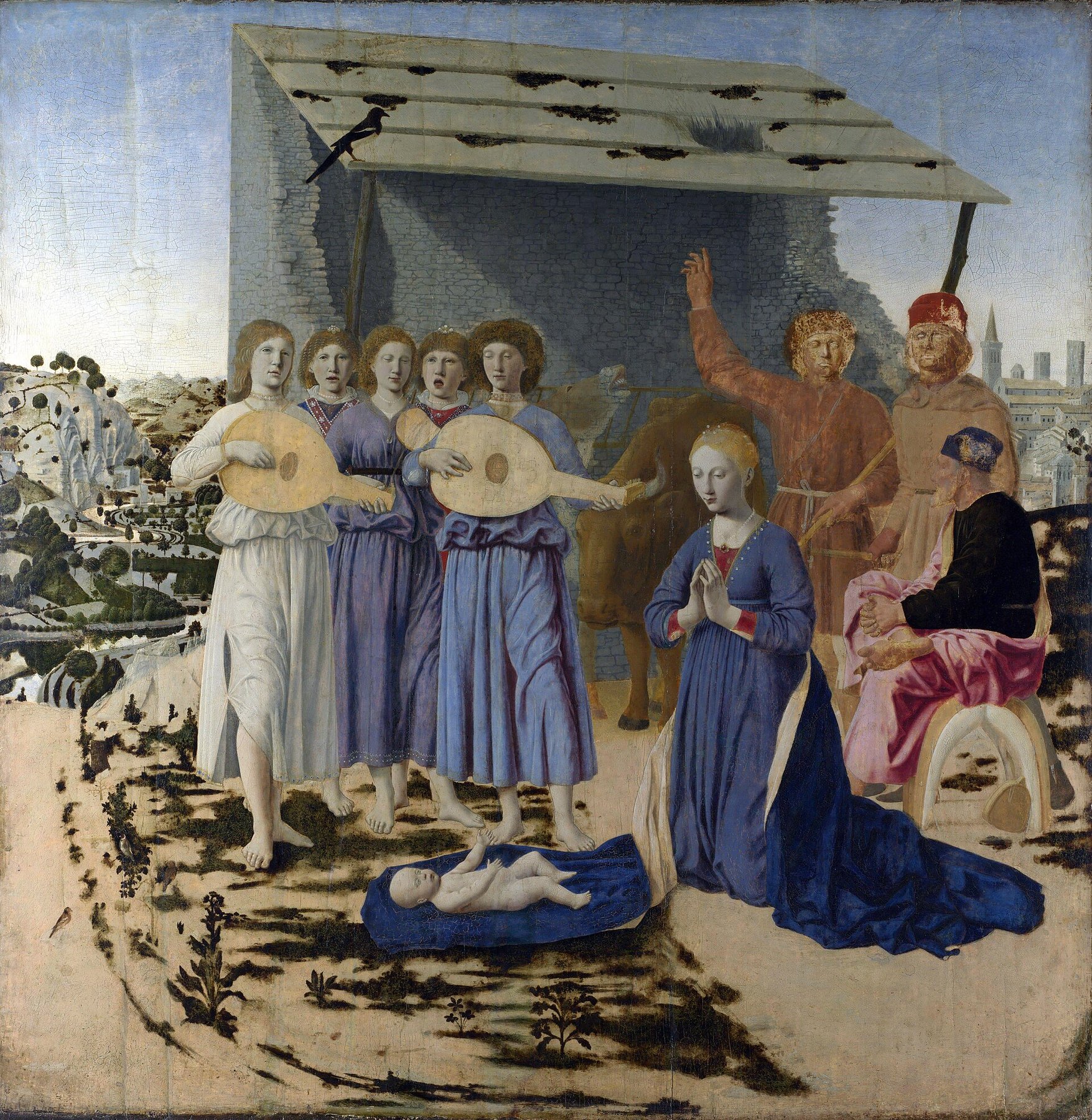 The Nativity by Piero della Francesca, early 1480s, The National Gallery, London