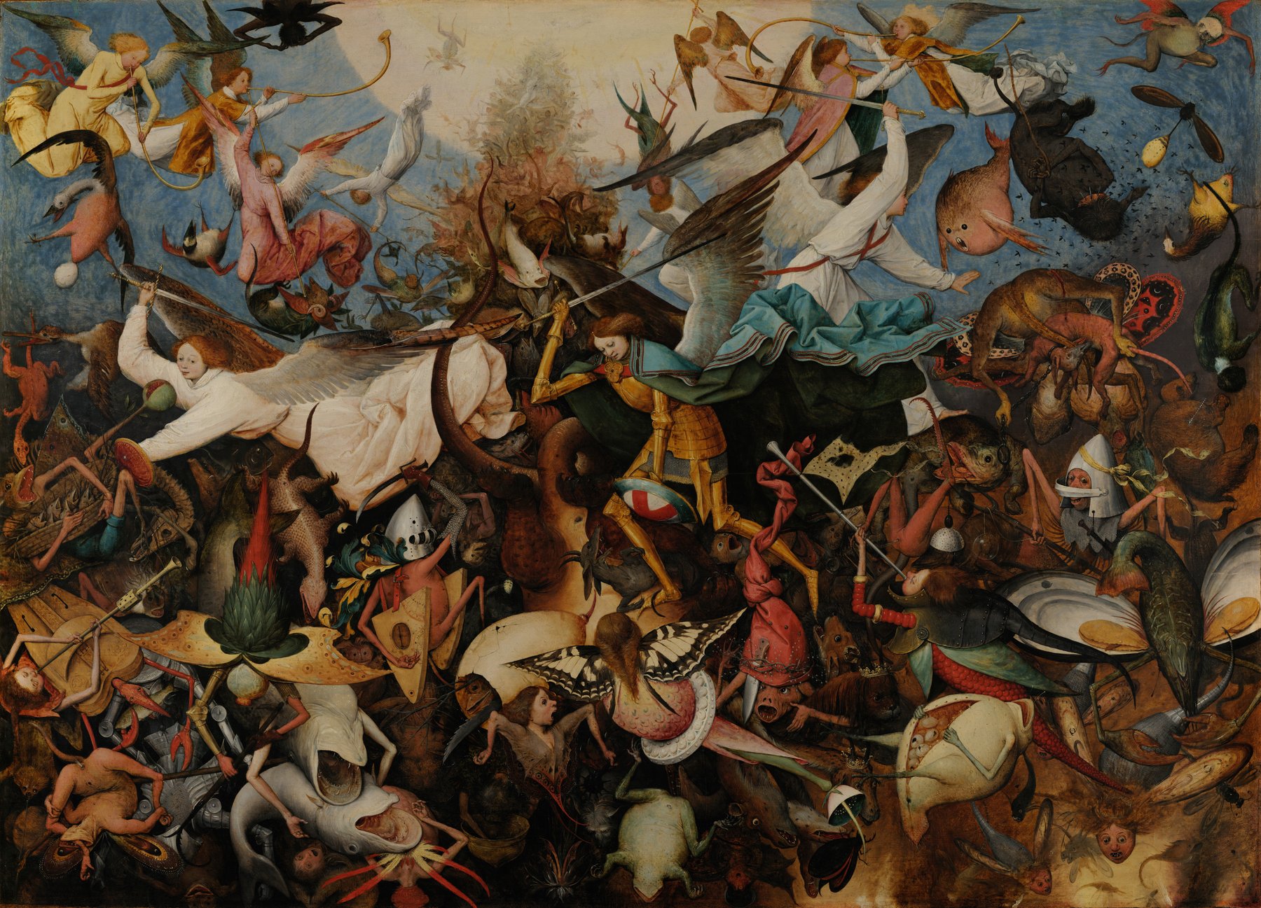 The Fall of the Rebel Angels by Pieter Bruegel the Elder, 1562, Royal Museums of Fine Arts of Belgium, Brussels