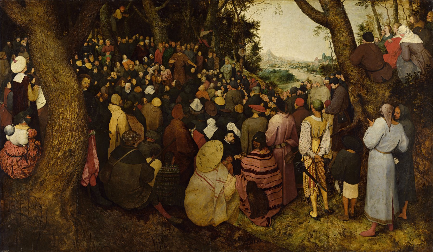 The Sermon of St John the Baptist by Pieter Bruegel the Elder, 1566, Museum of Fine Arts (Szépművészeti Múzeum), Budapest