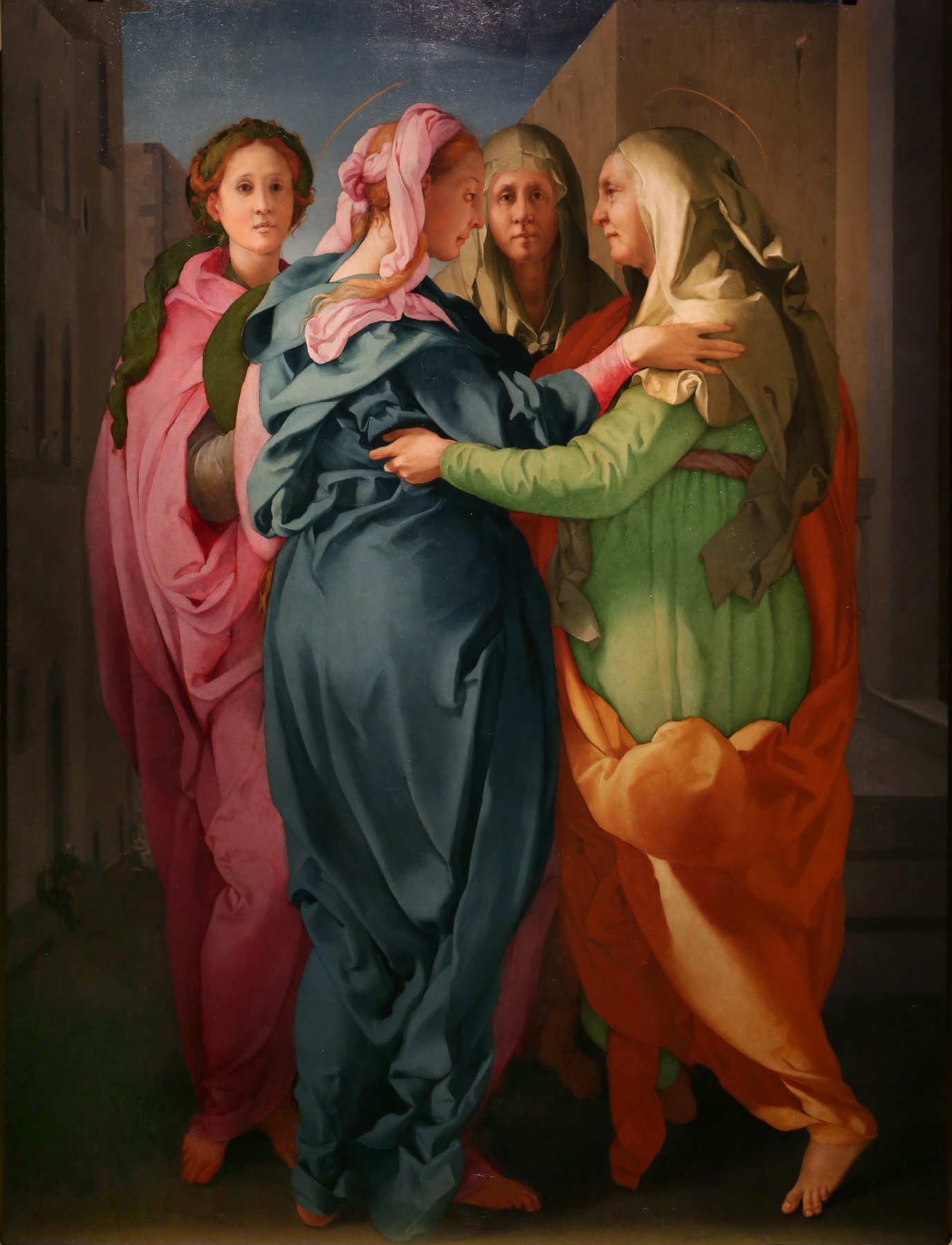 The Visitation by Pontormo, c. 1525–29, Pieve di San Michele Arcangelo, Carmignano