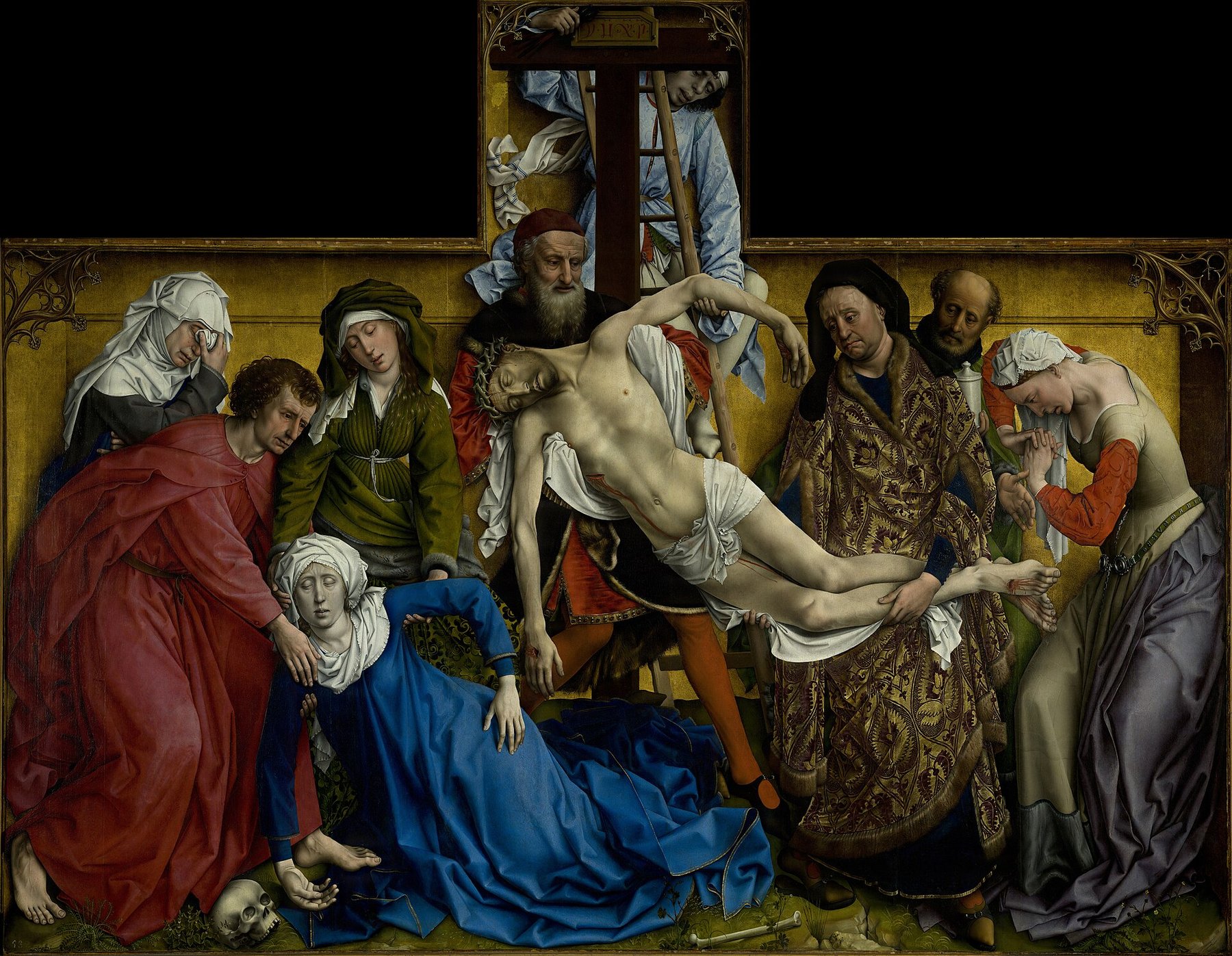 The Descent from the Cross by Rogier van der Weyden, c. 1435, Museo Nacional del Prado, Madrid