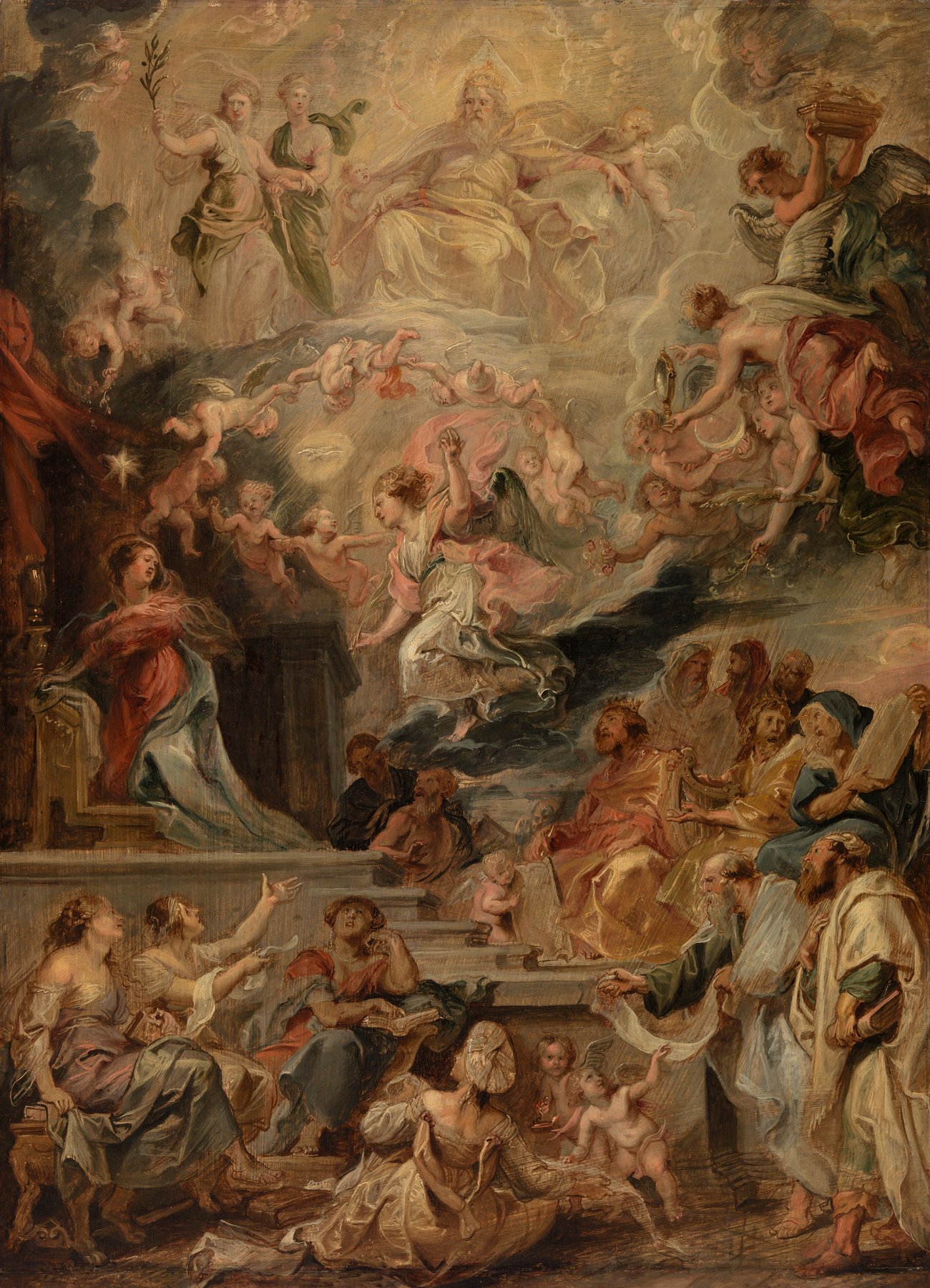 The Incarnation as Fulfillment of All the Prophecies by Peter Paul Rubens, c. 1628–1629, Barnes Foundation, Philadelphia