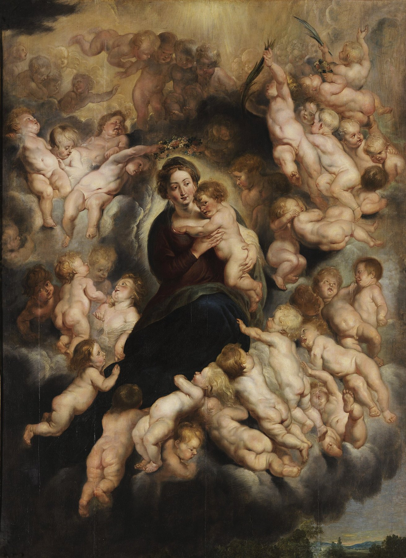 The Virgin and Child Surrounded by the Holy Innocents by Peter Paul Rubens, c. 1618, Musée du Louvre, Paris