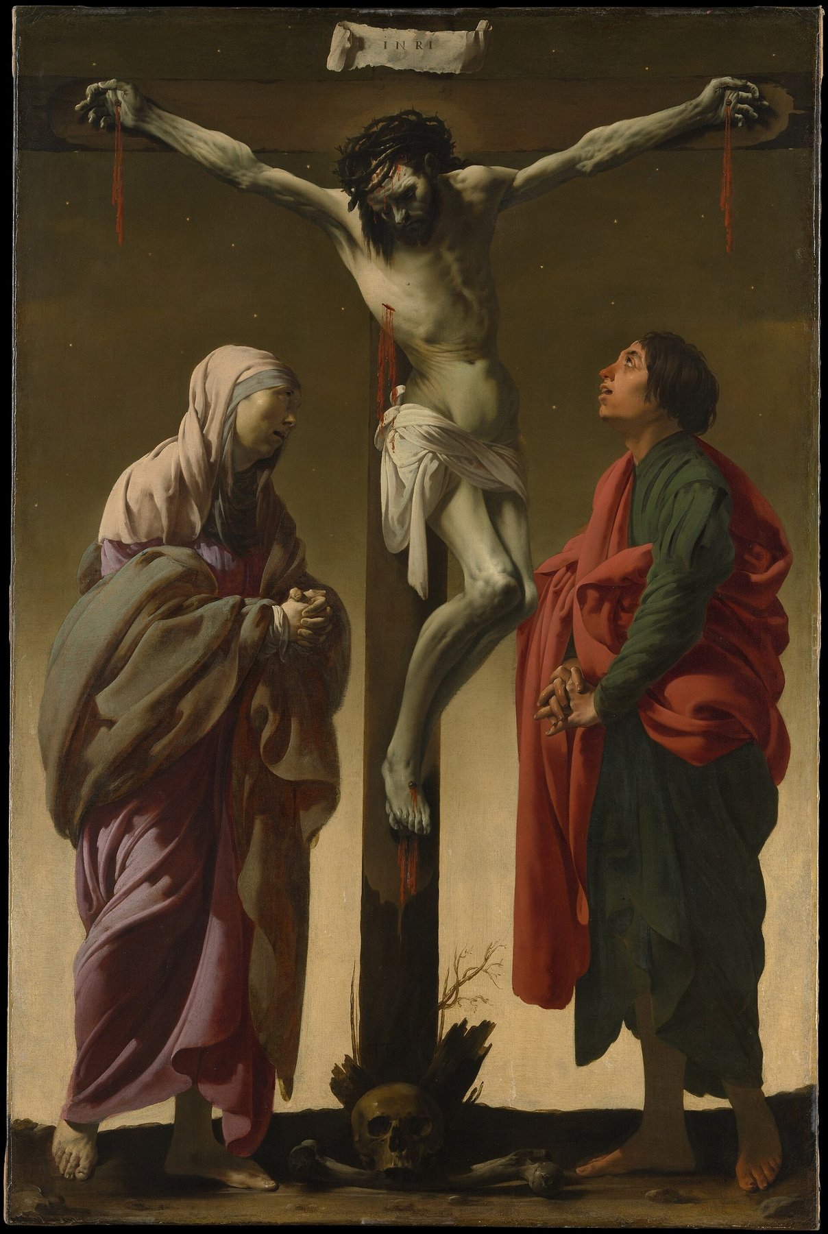 The Crucifixion with the Virgin and Saint John by Hendrick ter Brugghen, ca. 1624–25, The Metropolitan Museum of Art, New York