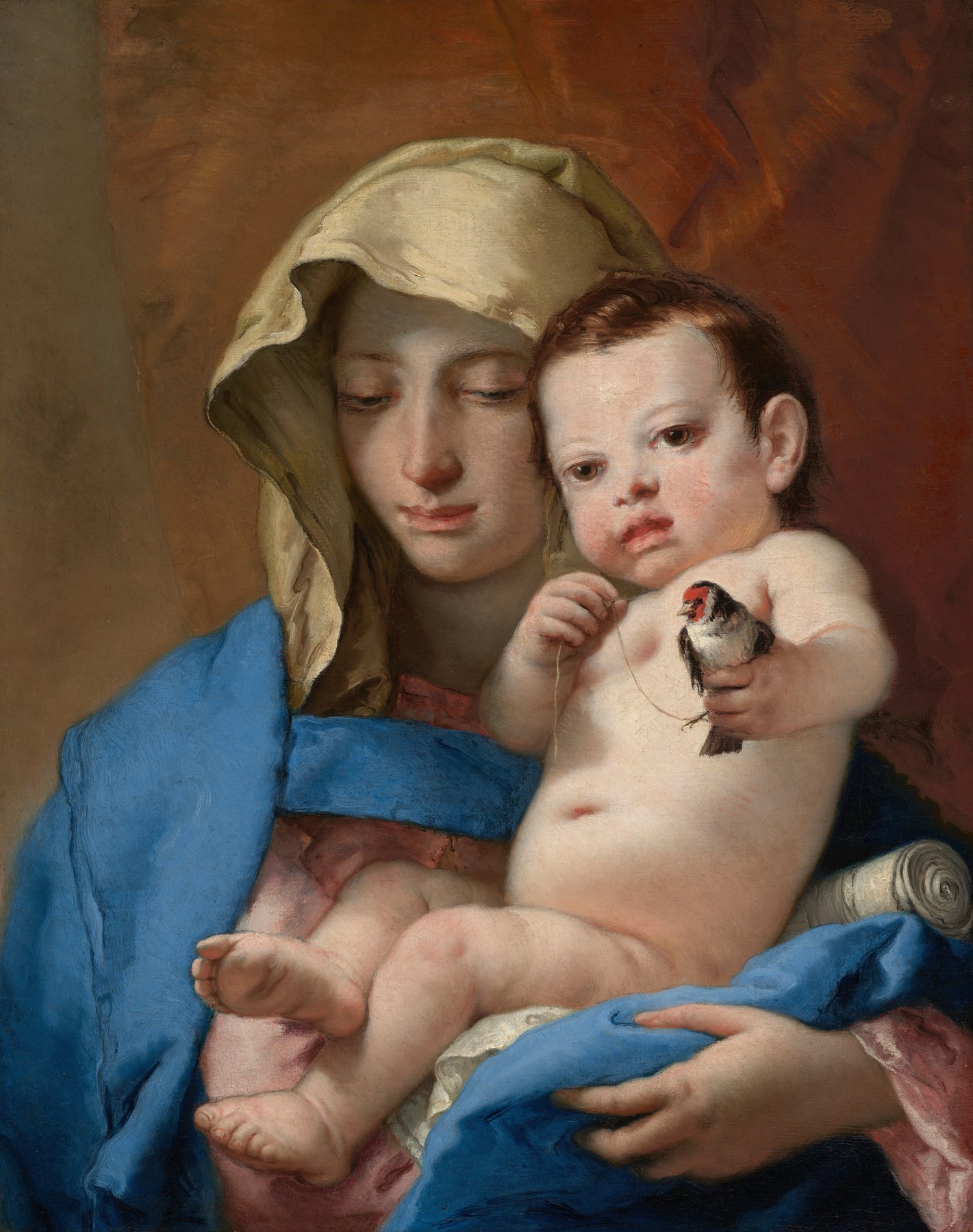 Madonna of the Goldfinch by Giovanni Battista Tiepolo, c. 1767/1770, National Gallery of Art, Washington