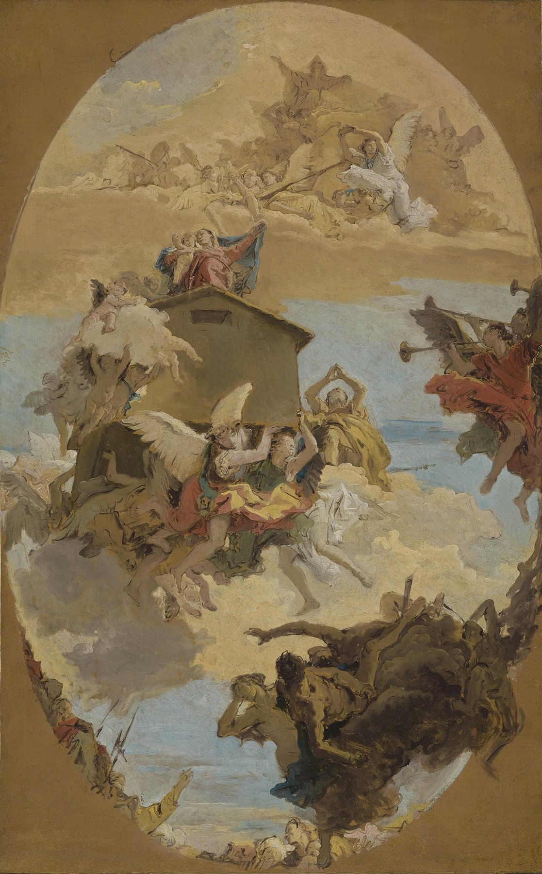 The Miracle of the Holy House of Loreto by Giovanni Battista Tiepolo, 1743, The J. Paul Getty Museum, Los Angeles