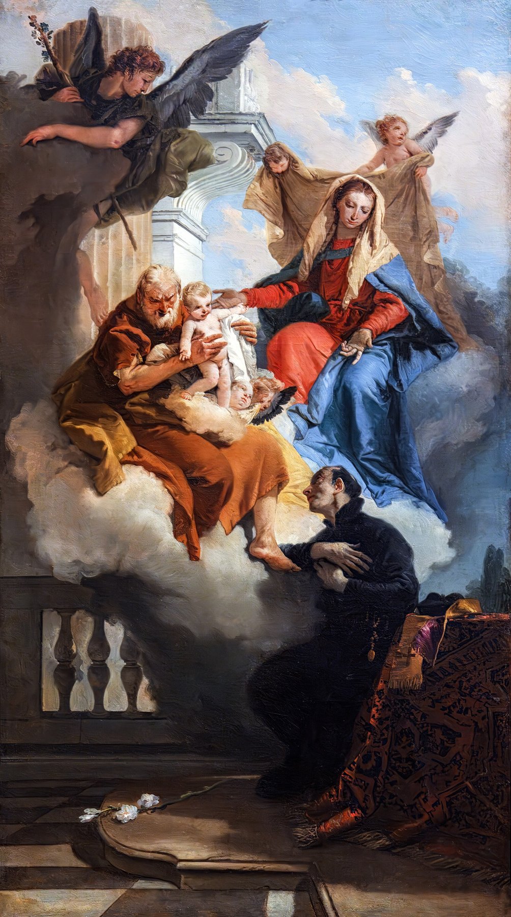 The Vision of Saint Cajetan by Giovanni Battista Tiepolo, c. 1736, Gallerie dell'Accademia, Venice