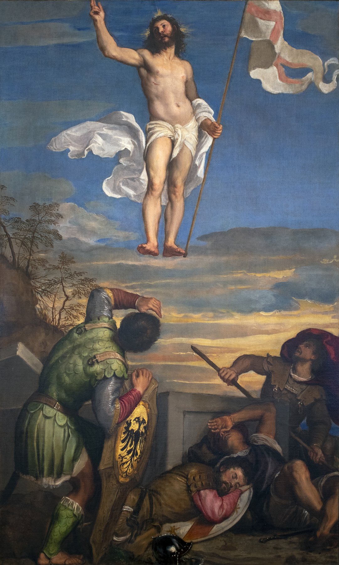 The Resurrection by Titian, 1542–1544, Galleria Nazionale delle Marche, Urbino