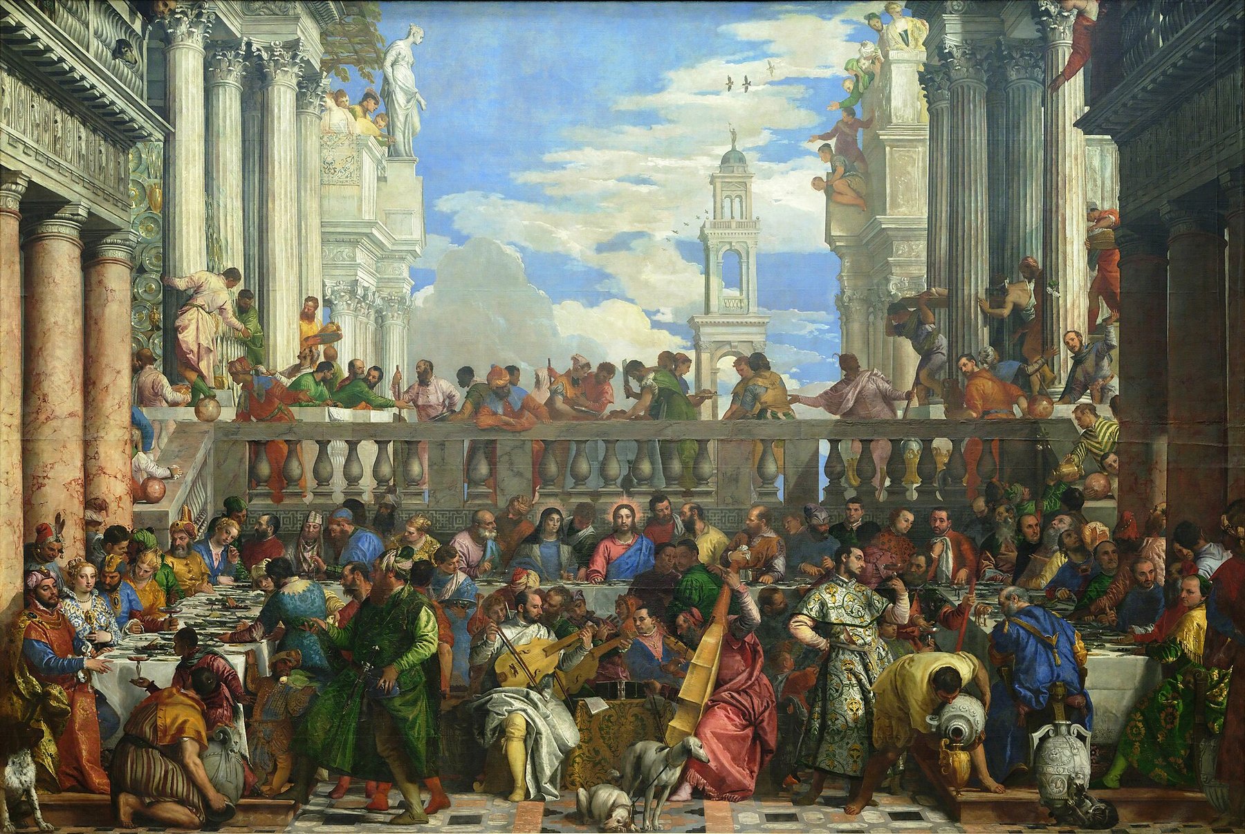 The Wedding at Cana by Paolo Veronese, 1563, Musée du Louvre, Paris