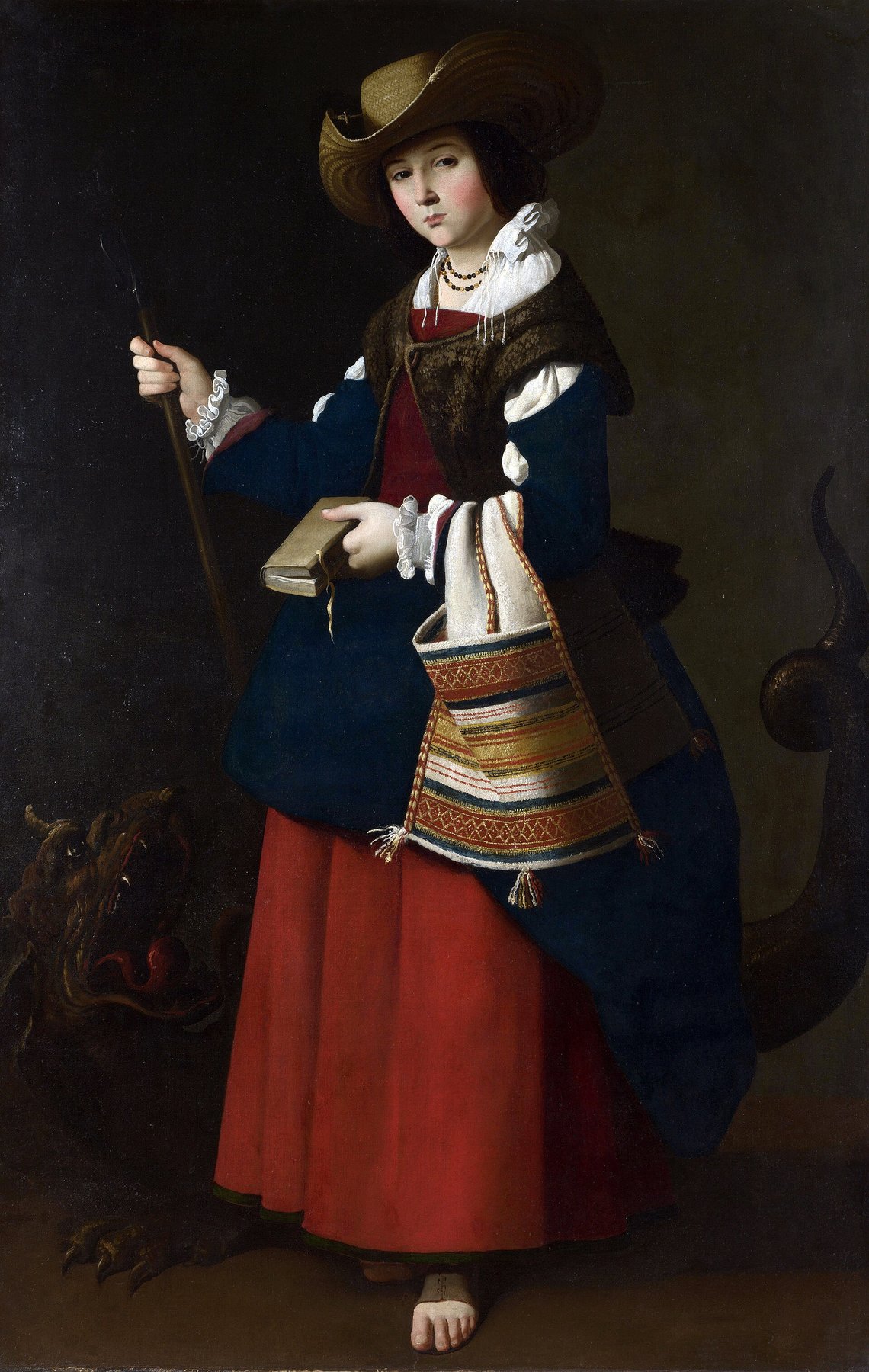 St Margaret of Antioch by Francisco de Zurbarán, c. 1630–34, The National Gallery, London