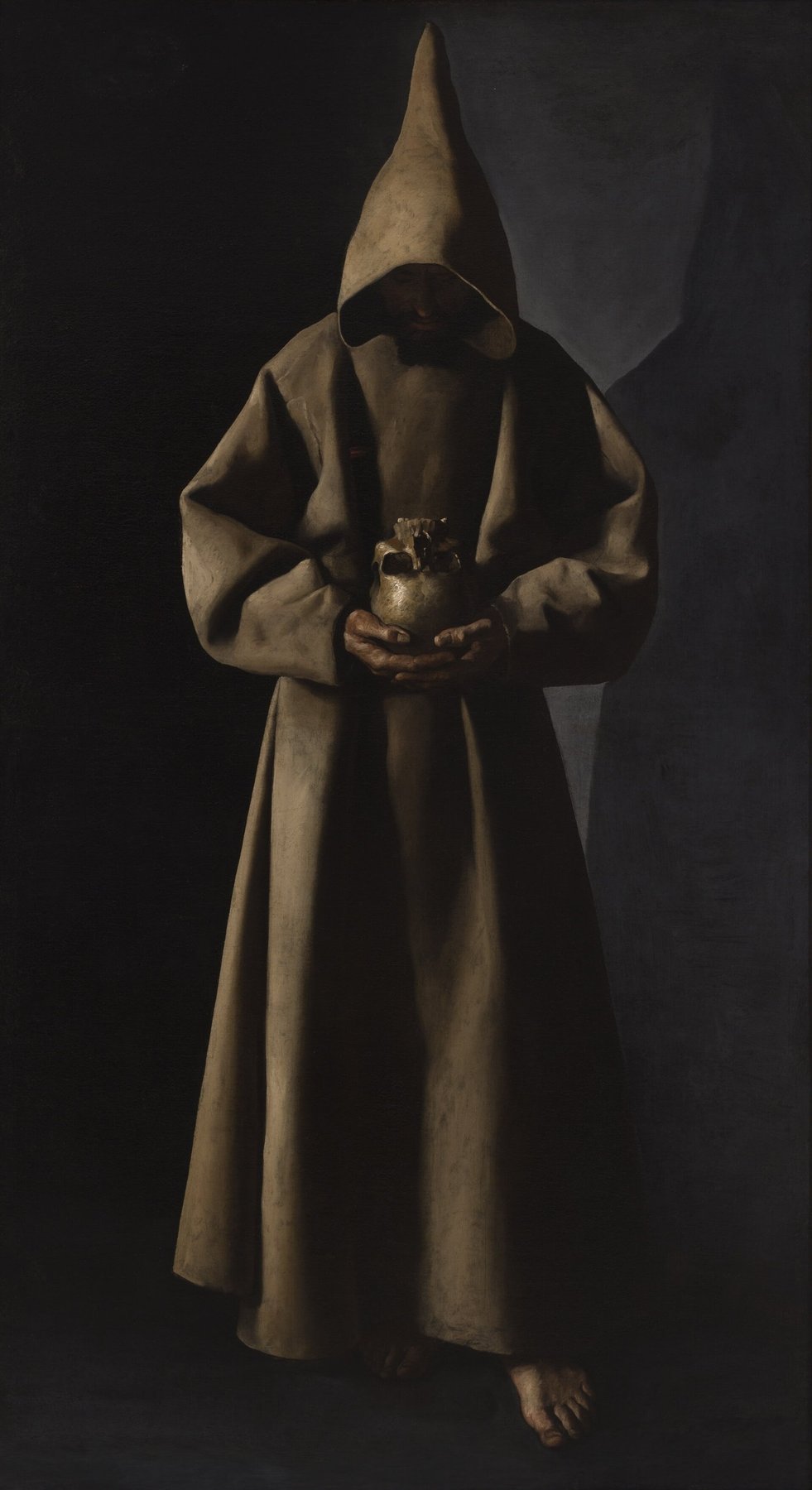 Saint Francis of Assisi in His Tomb by Francisco de Zurbarán, 1630/34, Milwaukee Art Museum