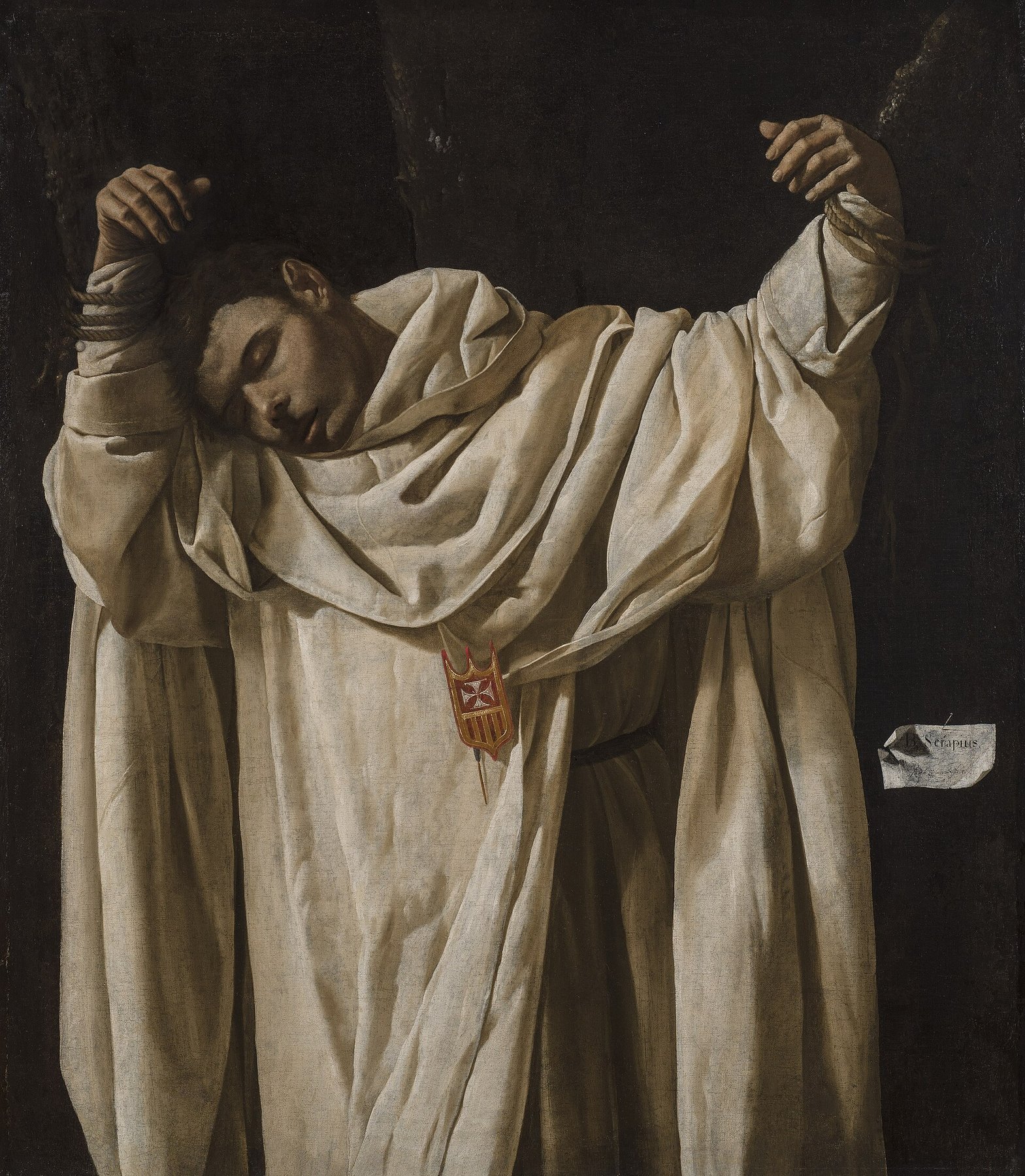St Serapion by Francisco de Zurbarán, 1628, Wadsworth Atheneum, Hartford