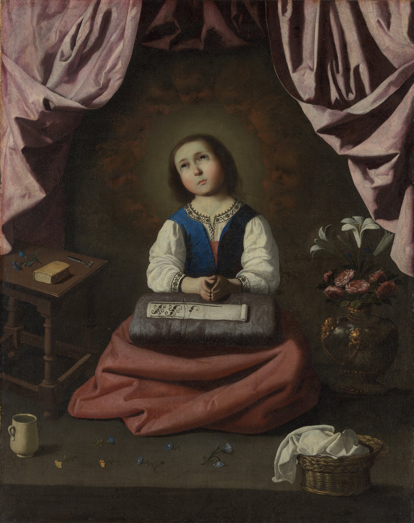 The Young Virgin by Francisco de Zurbarán, ca. 1632–33, The Metropolitan Museum of Art, New York