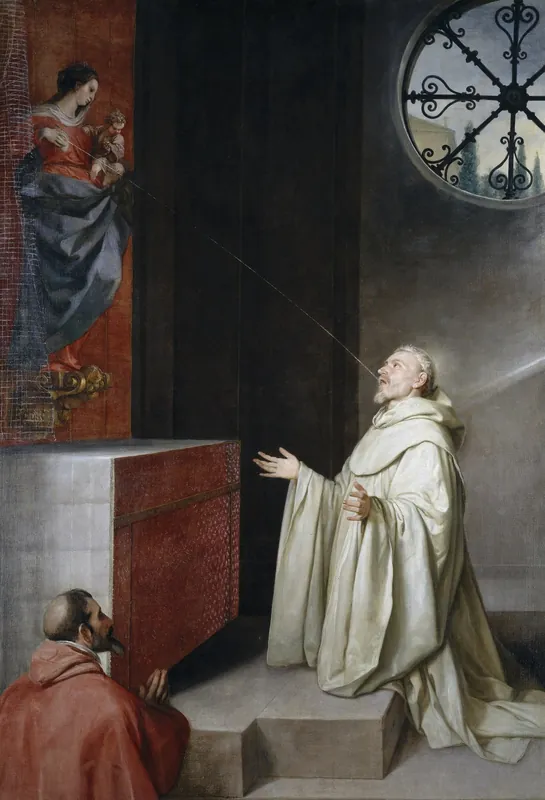 San Bernardo y la Virgen (The Vision of St Bernard / Lactation of St Bernard) by Alonso Cano