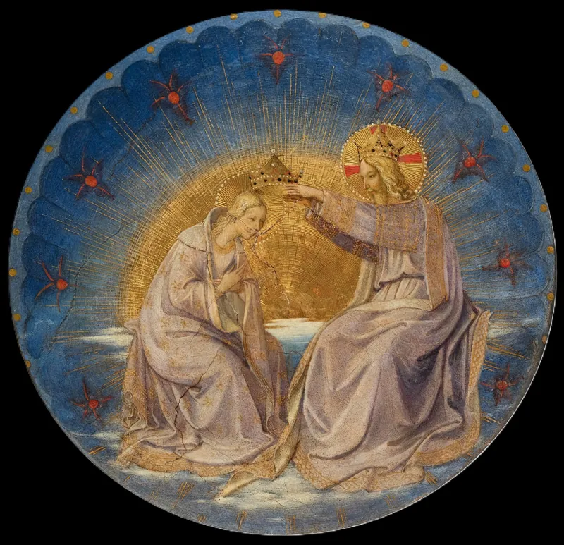The Coronation of the Virgin (medallion) by Fra Angelico