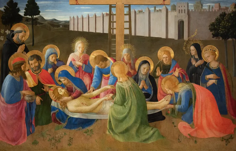 The Lamentation over the Dead Christ by Fra Angelico